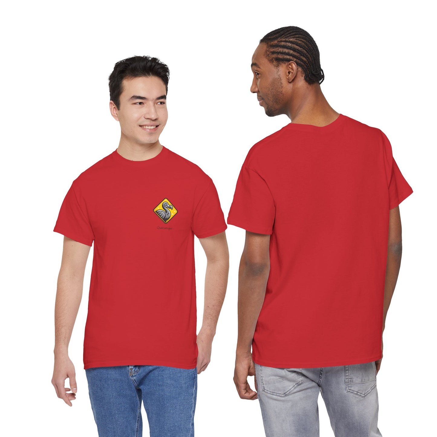 T-shirt Quocumque, "Dodo", Île de La Réunion, Confort Coton, Elégant, Souvenir Unique, Cadeau, Unisexe, Esprit Voyageur, Créole, Bourbon