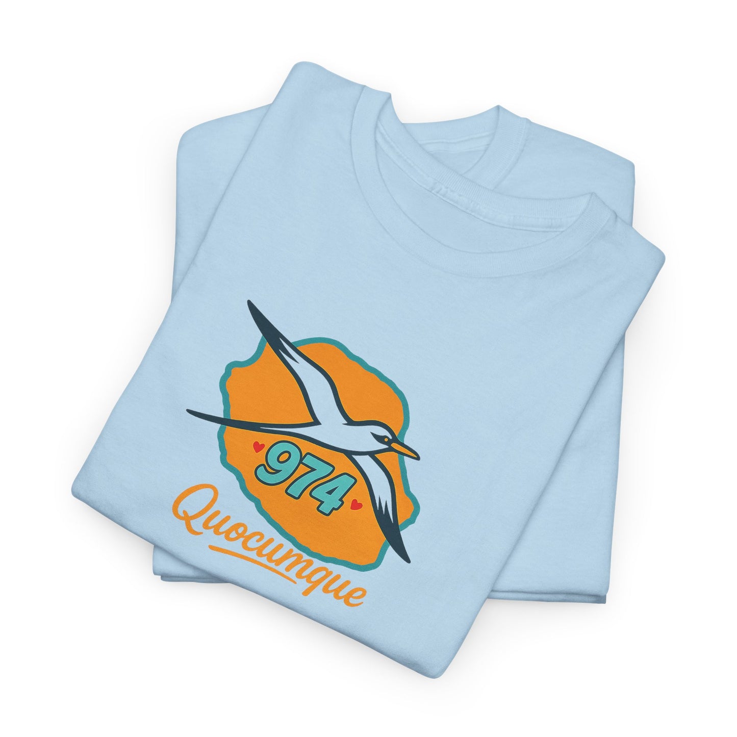 T-shirt " Paille En Queue 974", Destination île de La Réunion, Confort Coton, Sobre, Elégant, Souvenir Unique, Cadeau, Unisexe, Esprit Voyageur