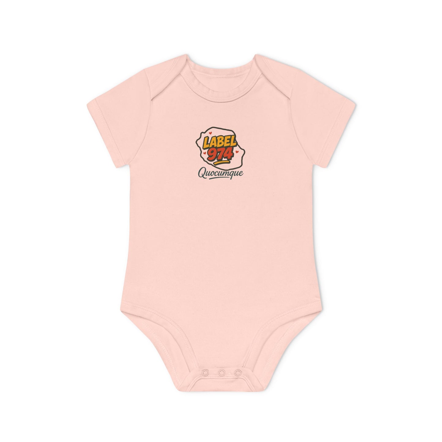 Body Bébé "Label 974", Île de La Réunion, Douceur Coton, Cadeau Naissance, Confort Coton Bio, Style Unique, Cadeau Parfait