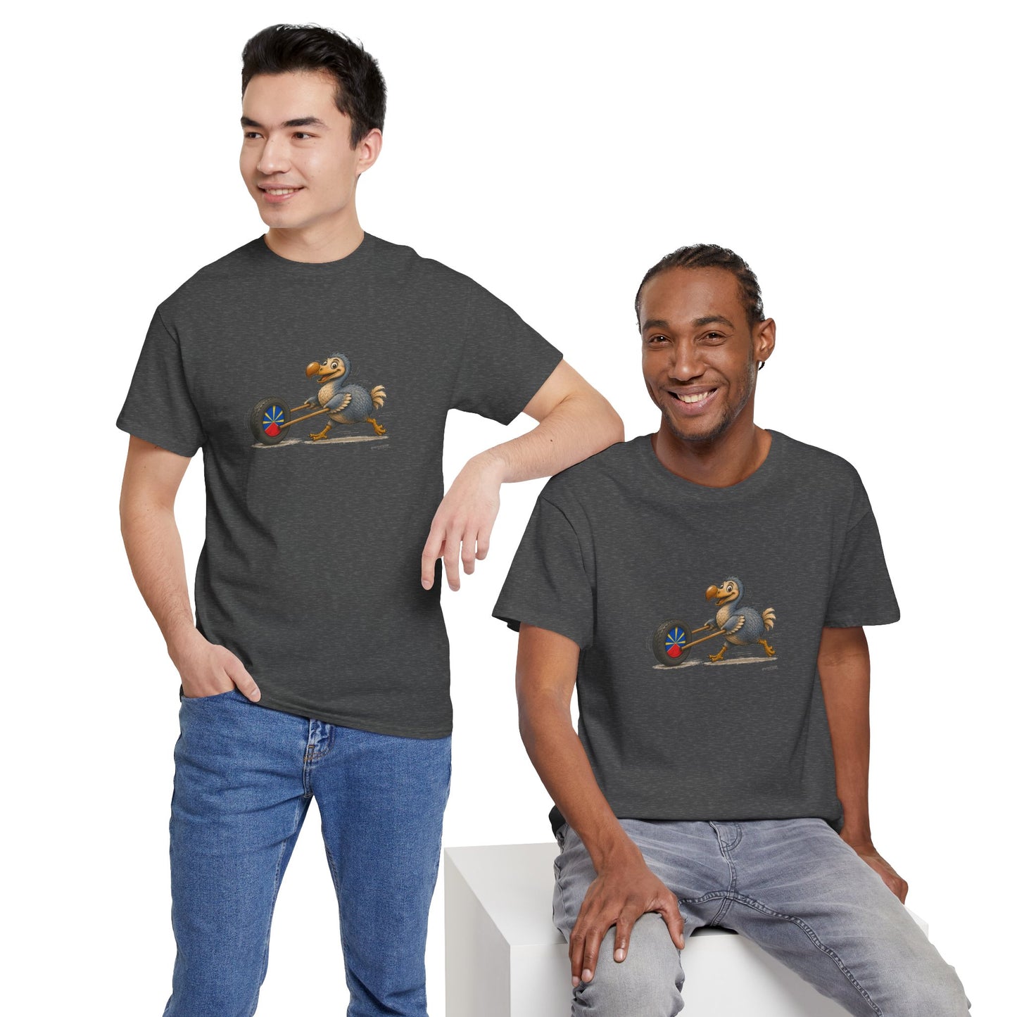 T-shirt Quocumque, "La Roue", Île de La Réunion, Confort Coton, Elégant, Souvenir Unique, Cadeau, Unisexe, Esprit Voyageur, Créole, Bourbon