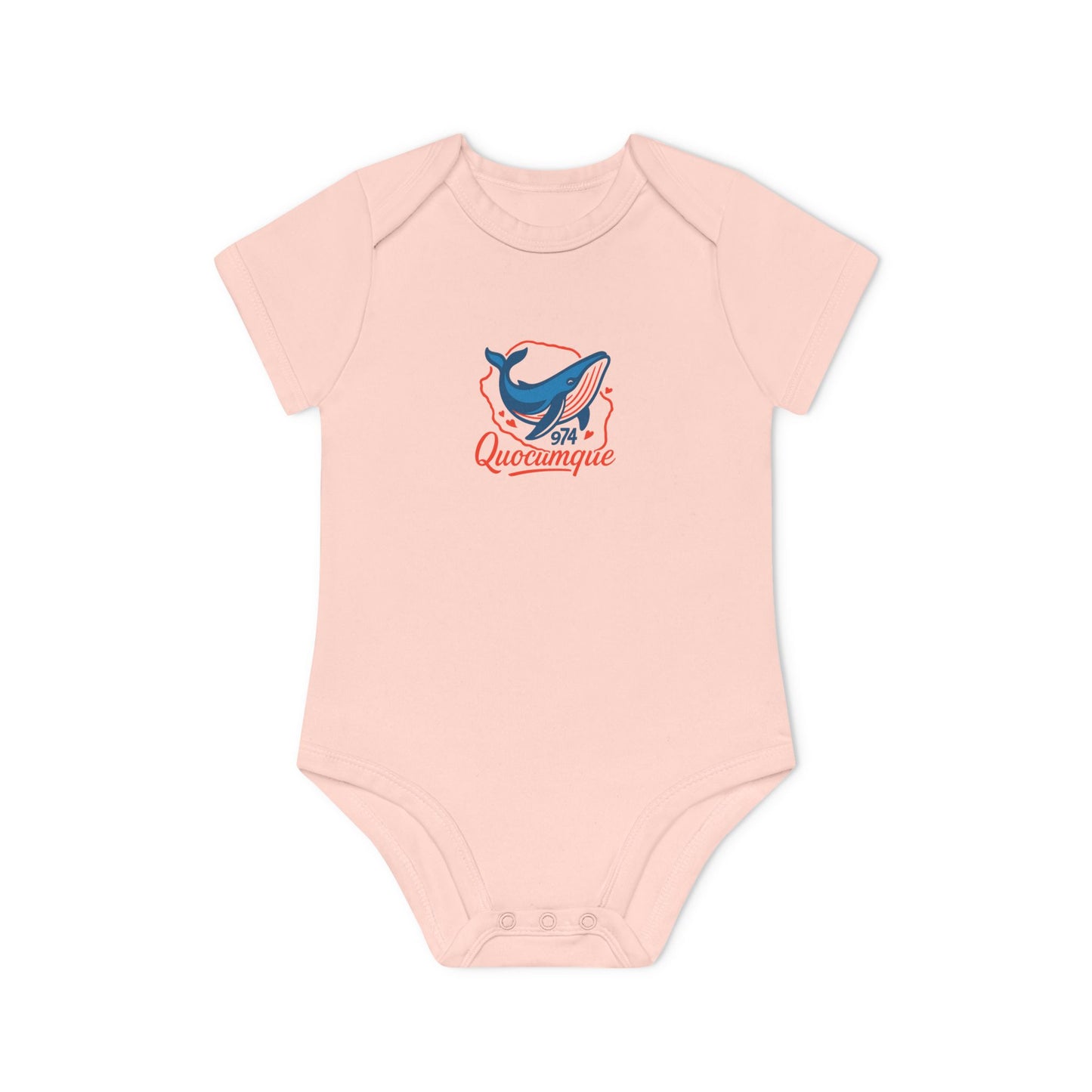 Body Bébé " Baleineau Costaud ", Île de La Réunion, Douceur Coton, Cadeau Naissance, Confort Coton Bio, Style Unique, Cadeau Parfait