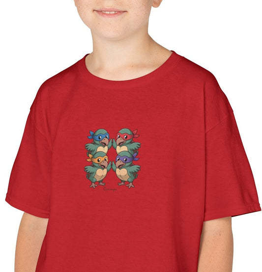 T-shirt " Dodos Ninjas ", Pour Marmailles, Douceur Coton, Pour les enfants de 5-6 ans( Taille XS), Pour les 7-8 ans( taille S), Pour les 9-10 ans( taille M), Pour les 11-12 ans( taille L), Pour...