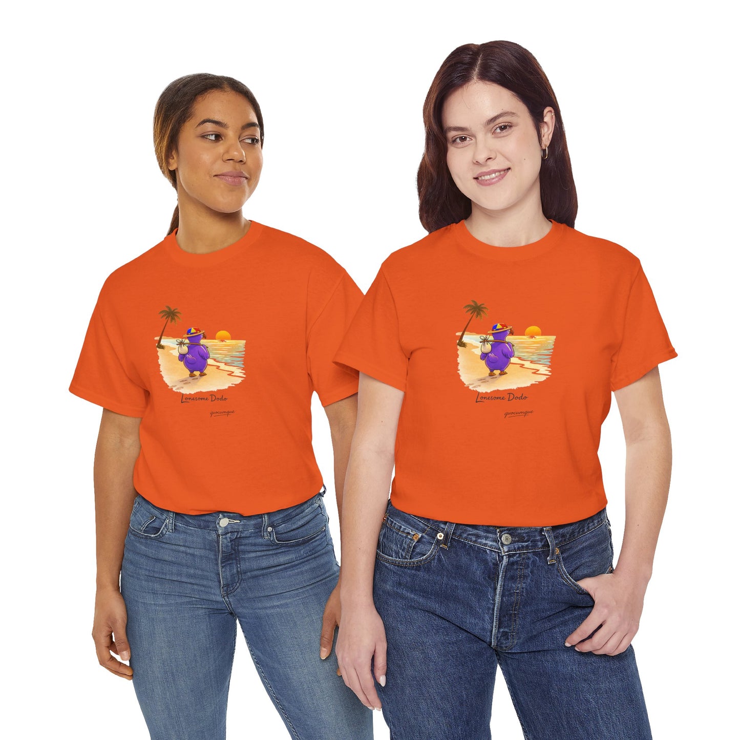 Copy of T-shirt "Lonesome Dodo", Confort Coton, Sobre, Elégant, Souvenir Unique, Cadeau, Unisexe, Esprit Voyageur, Adulte