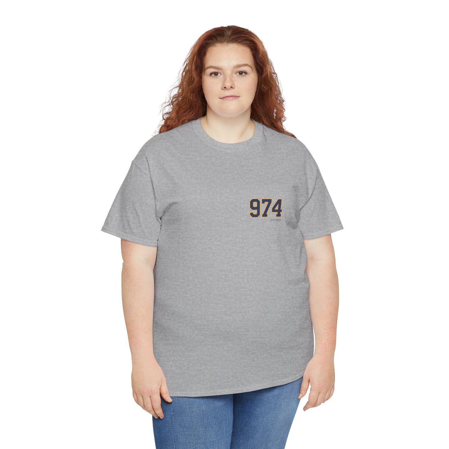T-shirt " 974 ", Destination Île de La Réunion, Confort Coton, Sobre, Elégant, Souvenir Unique, Vêtement Adulte, Unisexe, Esprit Voyageur