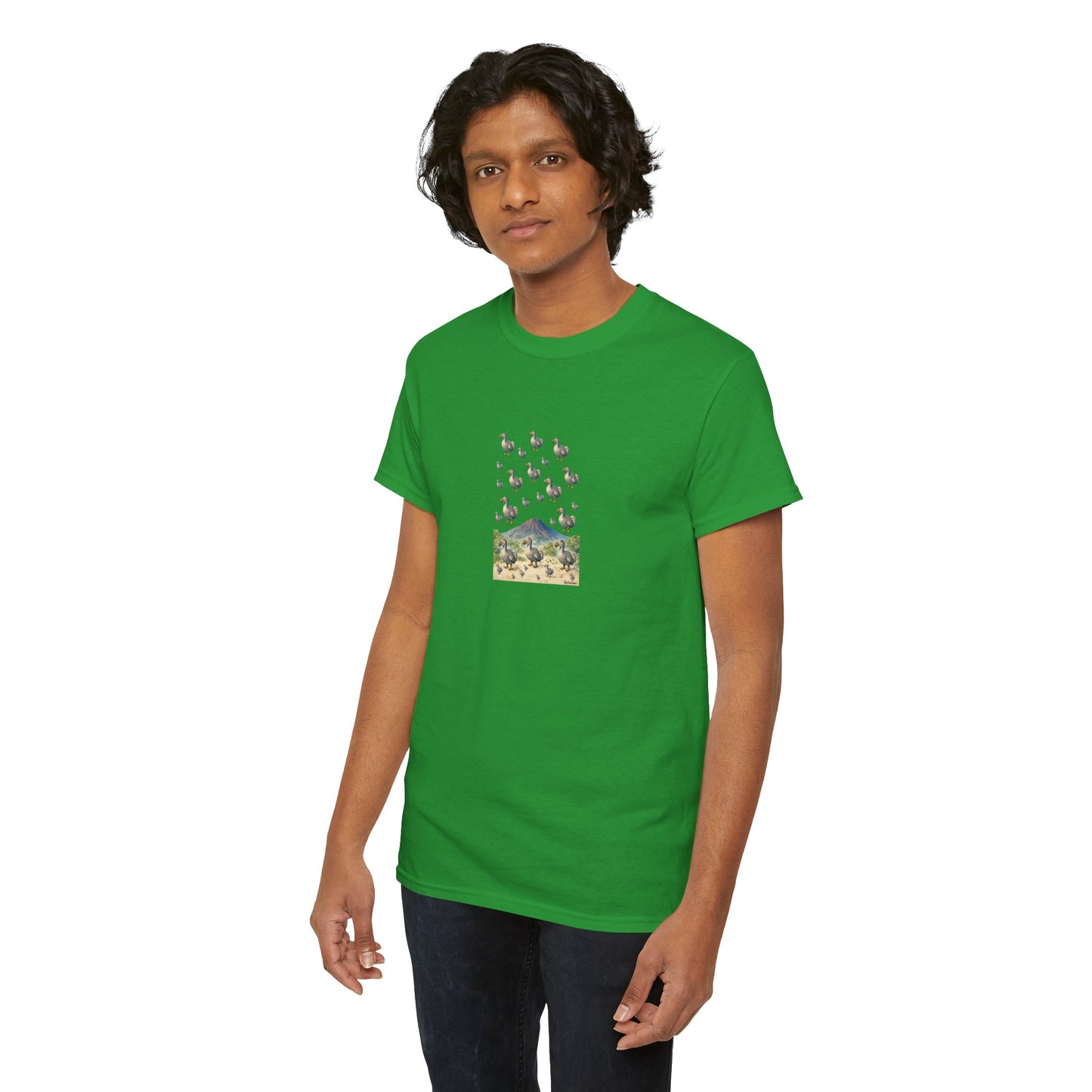 T-shirt "Groupe Dodo ", Île de La Réunion", Confort Coton, Sobre, Elégant, Souvenir Unique, Cadeau, Unisexe, Esprit Voyageur