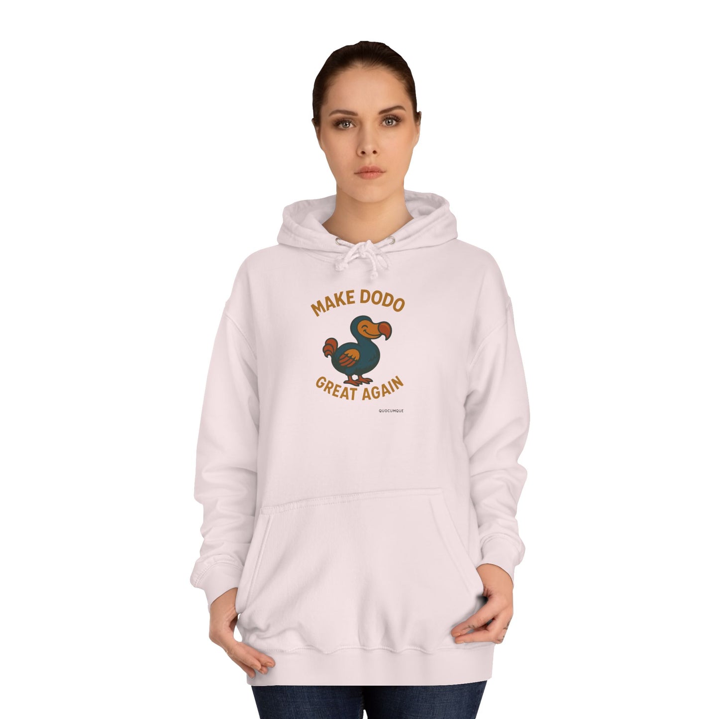 Sweat à Capuche Quocumque "Make Dodo Great Again" pour Adulte, Hoodie, Unisexe, Élégance, Sobriété, Homme, Femme, Animal Totem