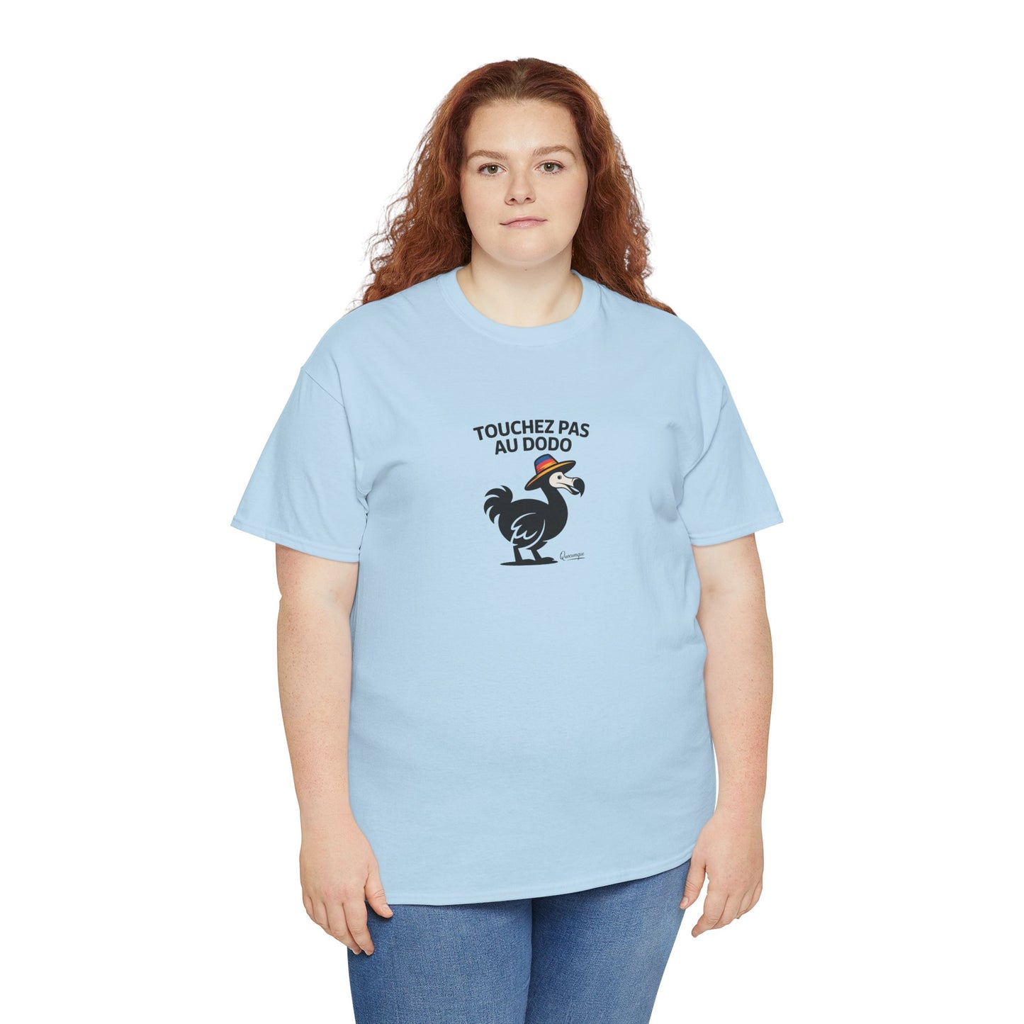 T-shirt Quocumque, " Touchez pas au Dodo ", Confort, Souvenir Unique, Cadeau, Unisexe, Délicatesse, Homme, Femme, Adulte, Sportif, Liberté, Détente