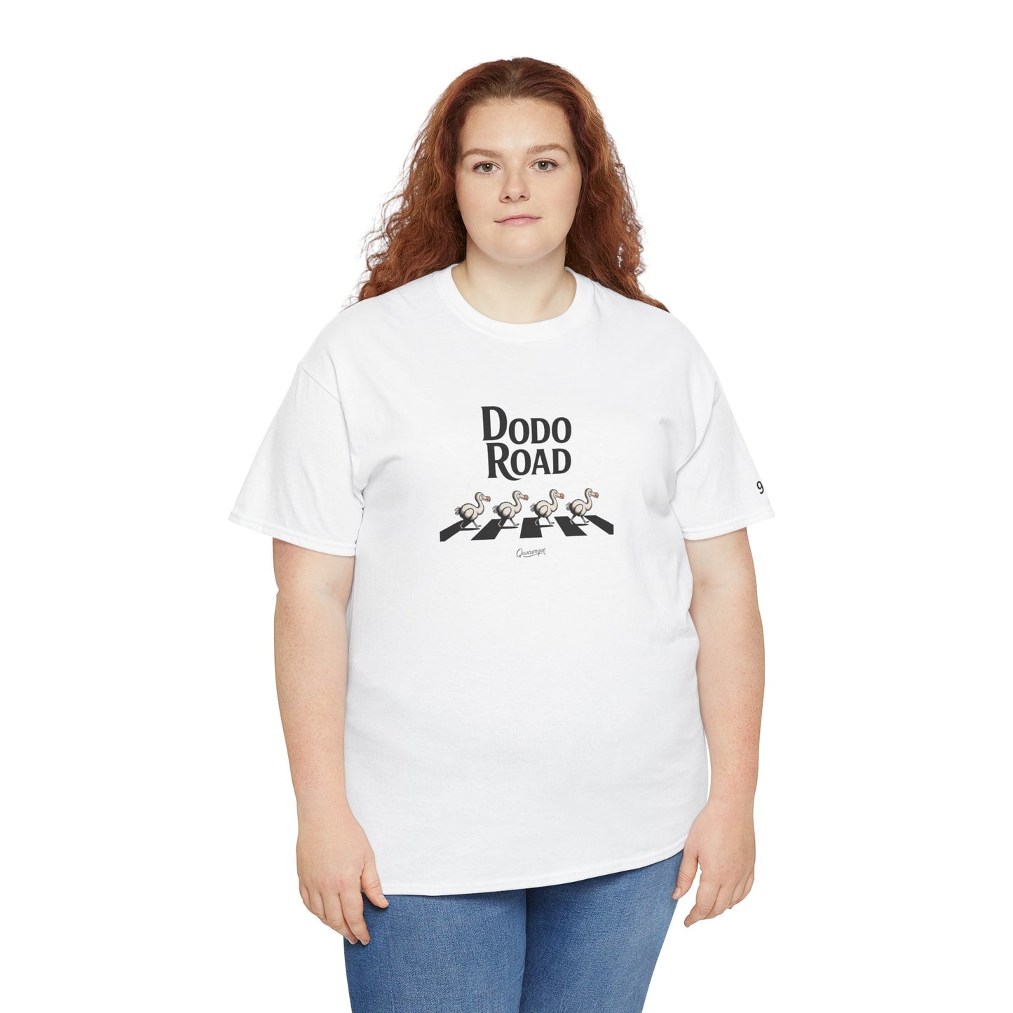T-shirt Quocumque, " Dodo Road ", Île de La Réunion, Confort Coton, Elégant, Souvenir Unique, Cadeau, Unisexe, Esprit Voyageur, Créole, Bourbon