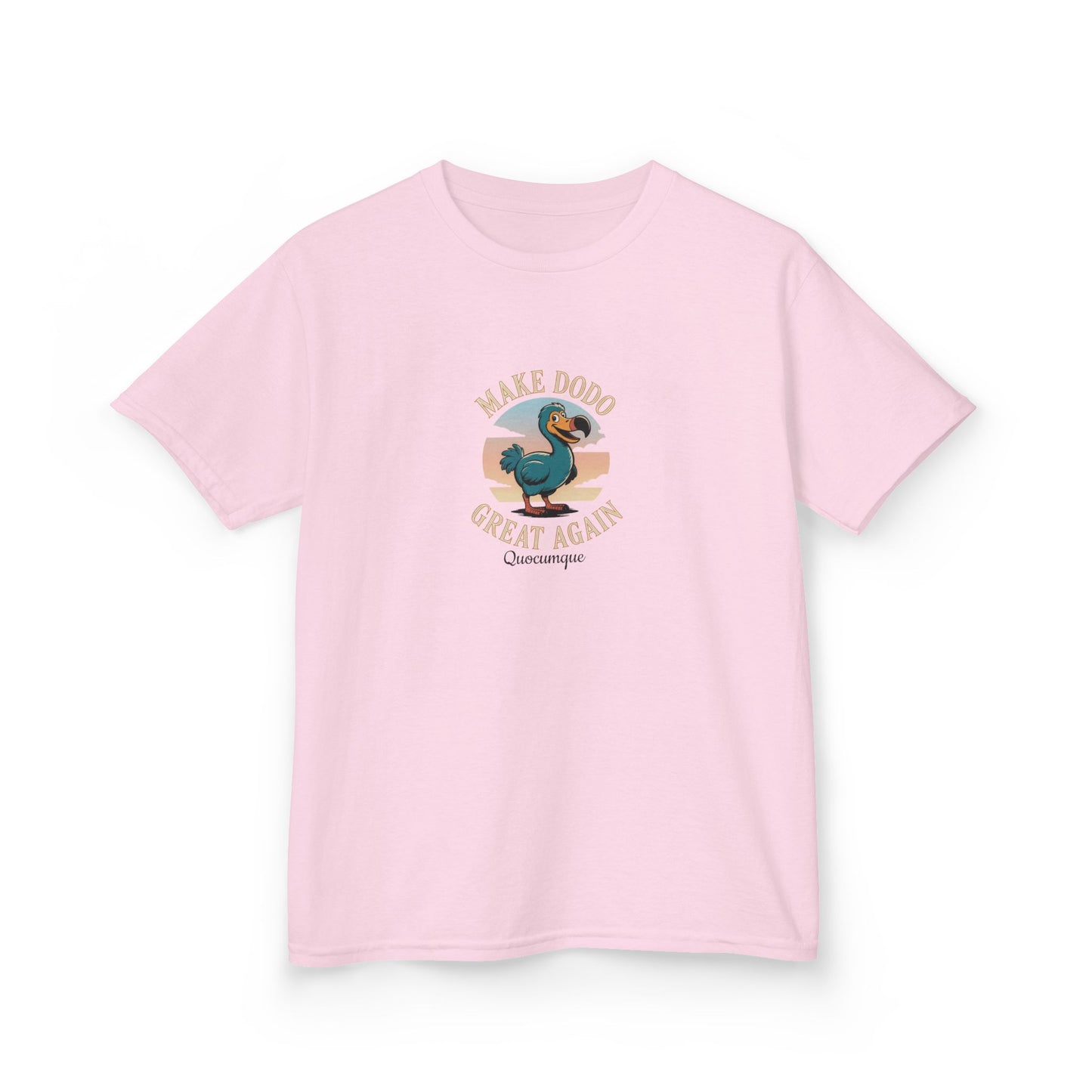 T-shirt "Make Dodo Great Again", Île de La Réunion, Douceur Coton, Pour les enfants de 5-6 ans( Taille XS), Pour les 7-8 ans( taille S), Pour les 9-10 ans( taille M), Pour les 11-12 ans( taille L), Pour les 13-14 ans( taille XLS)