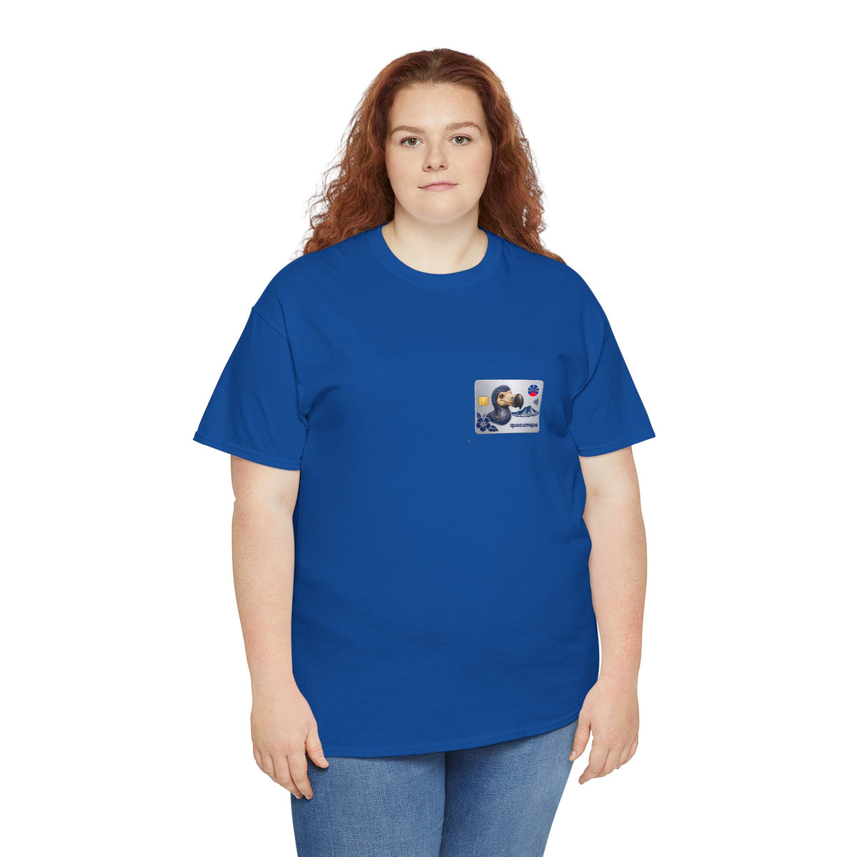 T-shirt "Quocumque Platinium", Exotisme, Destination Île de La Réunion, Confort Coton, Sobre, Elégant, Souvenir Unique, Cadeau, Unisexe, Esprit Voyageur
