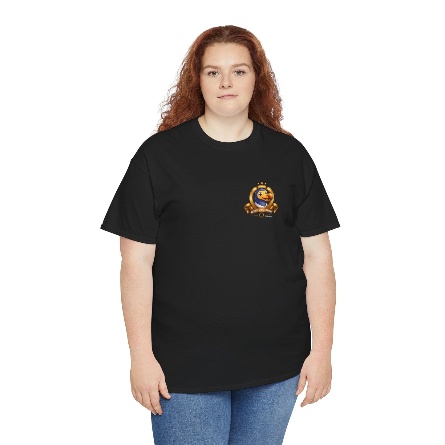 T-shirt Quocumque, " Dodo Cinéma", Discret, Île de La Réunion, Confort Coton, Elégant, Souvenir Unique, Cadeau, Unisexe, Esprit Voyageur, Créole, Bourbon