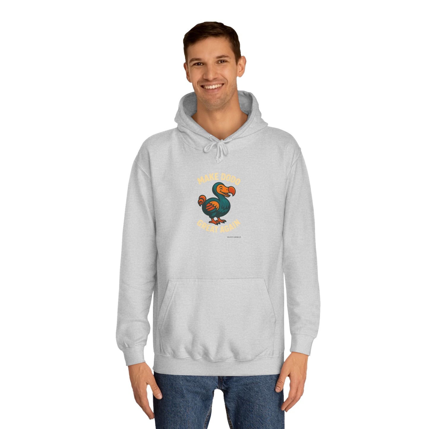 Sweat à Capuche Quocumque "Make Dodo Great Again" pour Adulte, Hoodie, Unisexe, Élégance, Sobriété, Homme, Femme, Animal Totem