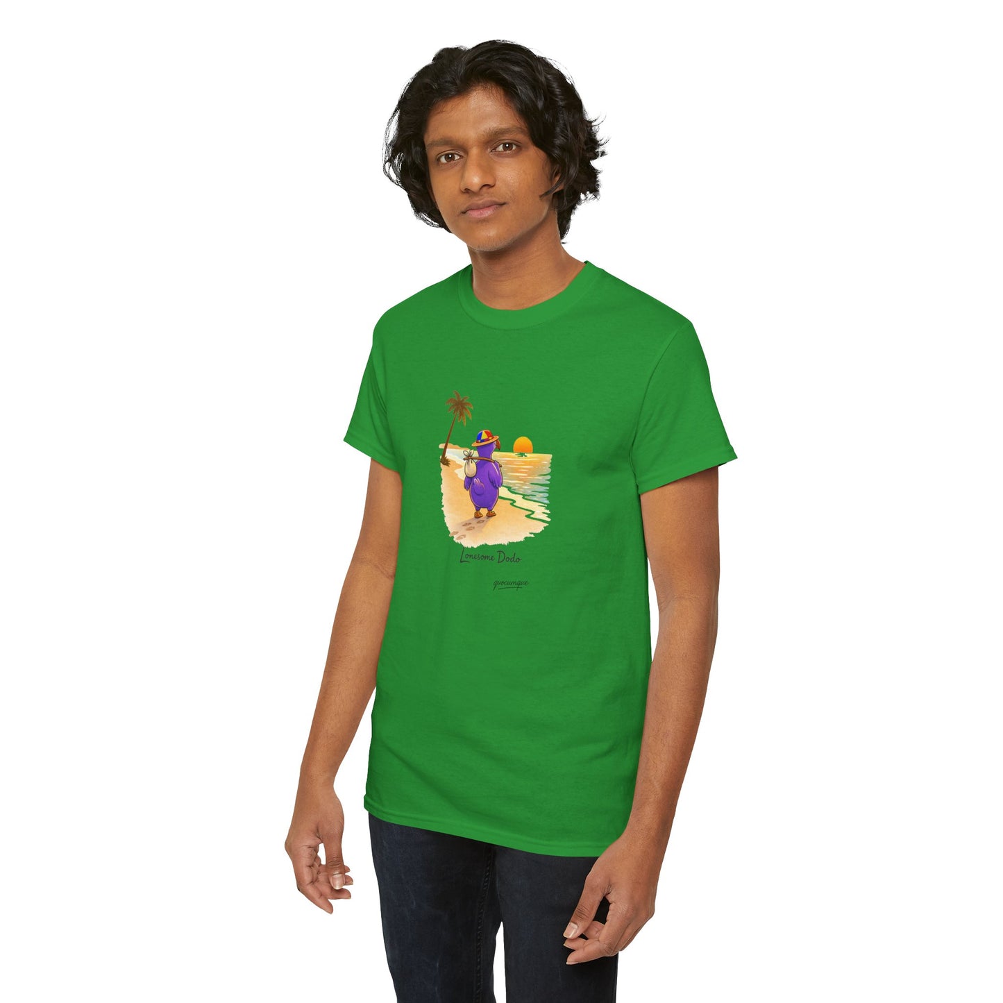 Copy of T-shirt "Lonesome Dodo", Confort Coton, Sobre, Elégant, Souvenir Unique, Cadeau, Unisexe, Esprit Voyageur, Adulte