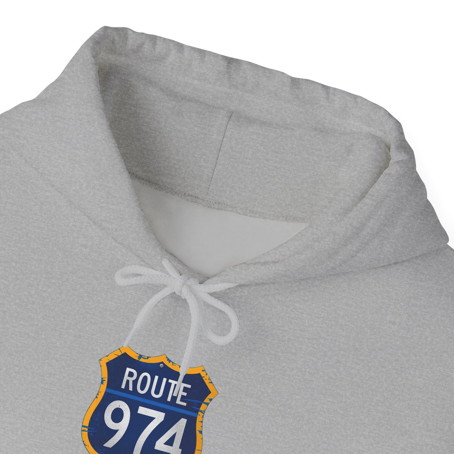 Sweat-Shirt à Capuche Collection " Route 974", Exotisme, Adulte, Homme, Femme, Sportive, Sportif, Décontracté, Classique, Destination La Réunion