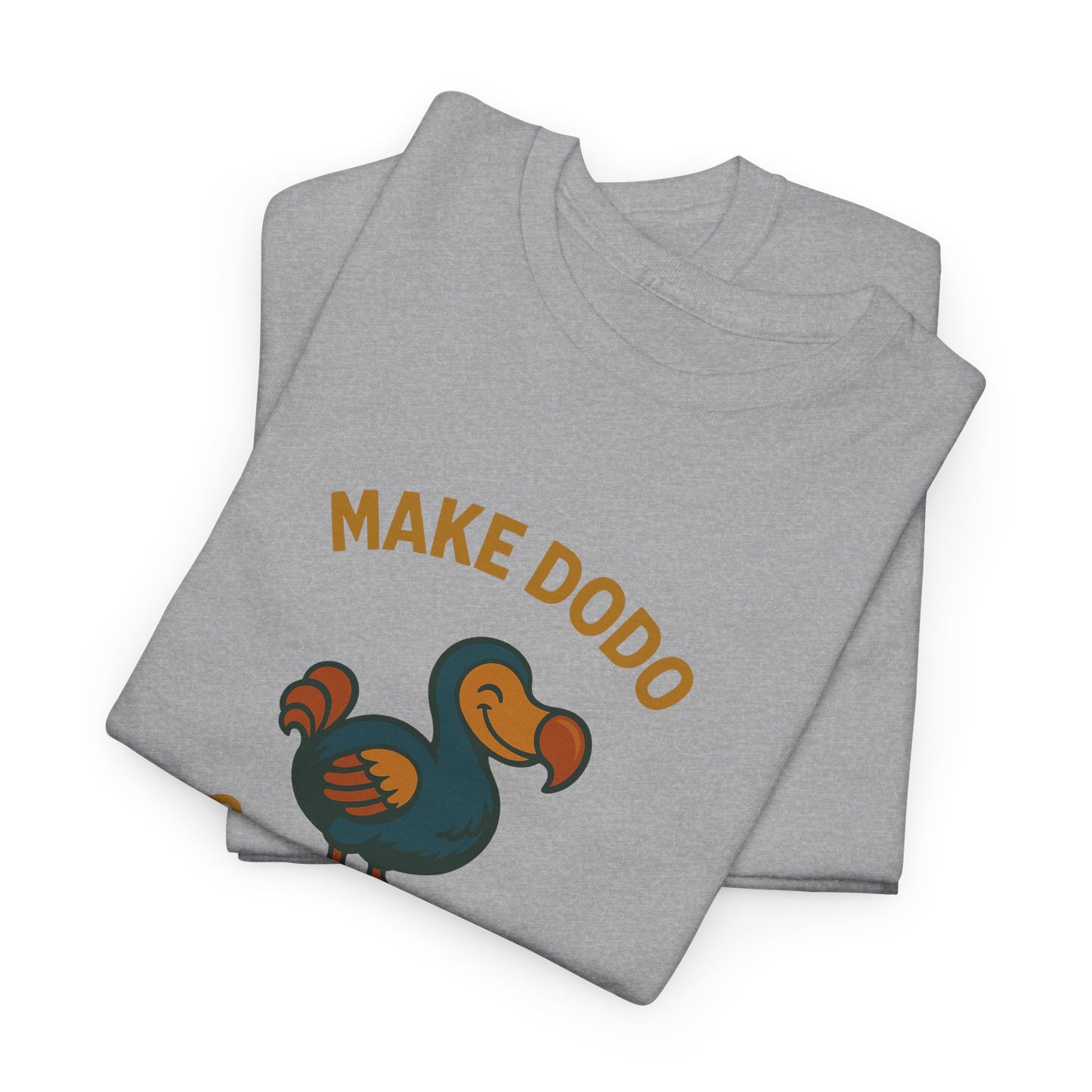 T-Shirt "Make Dodo Great Again", Exotisme, Destination Île de La Réunion, Confort Coton, Sobre, Elégant, Souvenir Unique, Cadeau, Unisexe, Esprit Voyageur