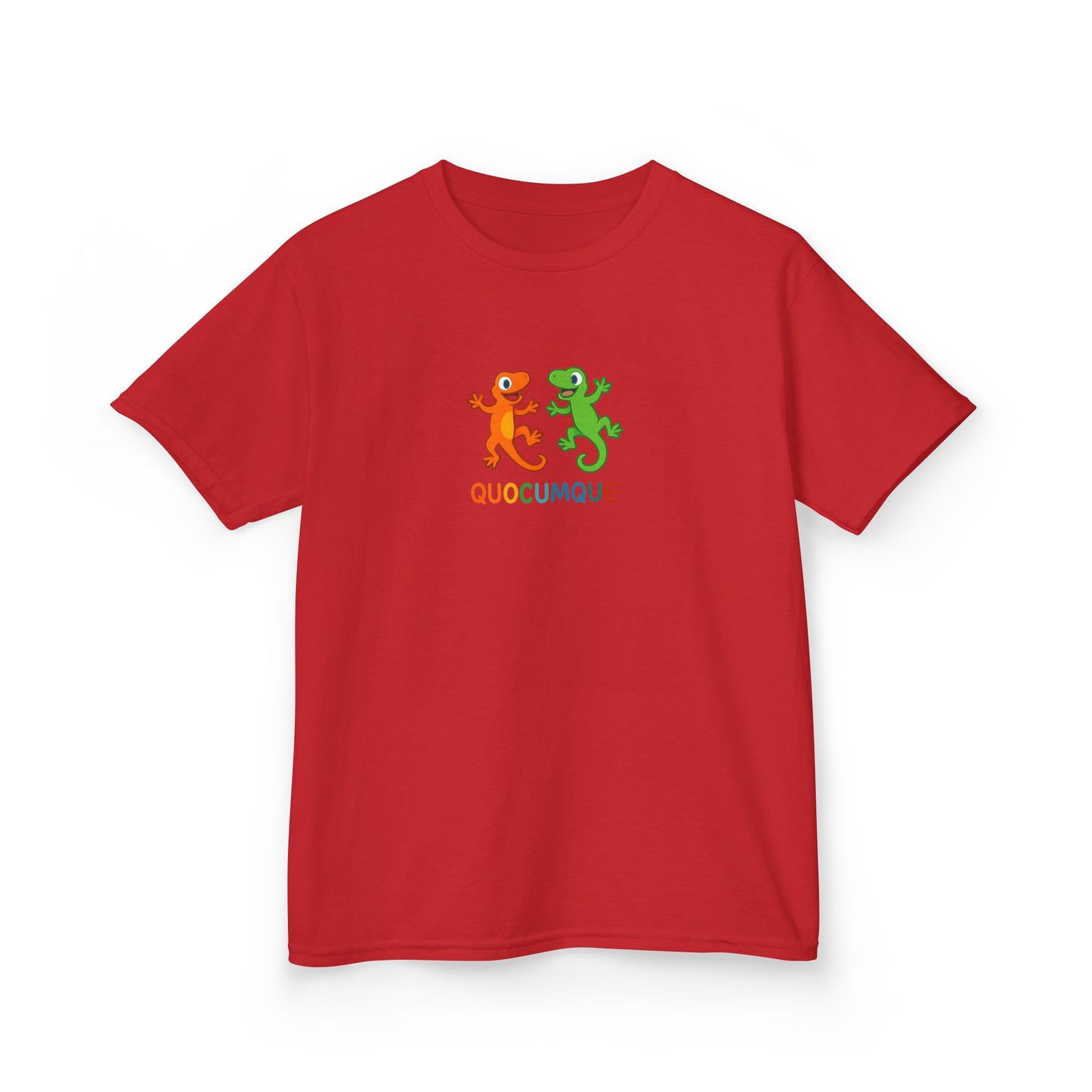 T-shirt Quocumque, "Margouillat Duo", Animal Mascotte Réunion, Douceur Coton, Pour les enfants de 5-6 ans( Taille XS), Pour les 7-8 ans( taille S), Pour les 9-10 ans( taille M), Pour les 11-12 ans( taille L), Pour les 13-14 ans( taille XLS)