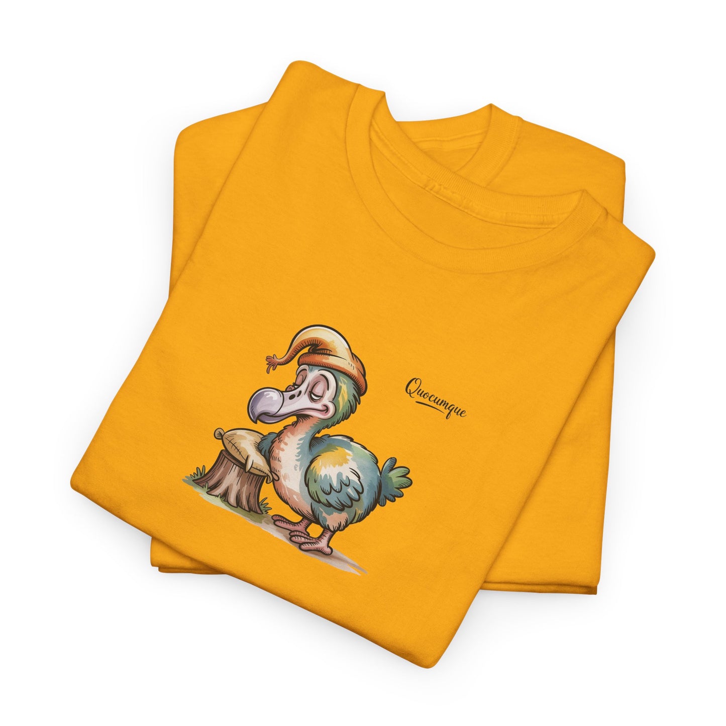 T-shirt " Dodo Ti-Lamp Ti Lamp ", Île de La Réunion, Confort Coton, Elégant, Souvenir Unique, Cadeau, Unisexe, Esprit Voyageur, Créole, Bourbon