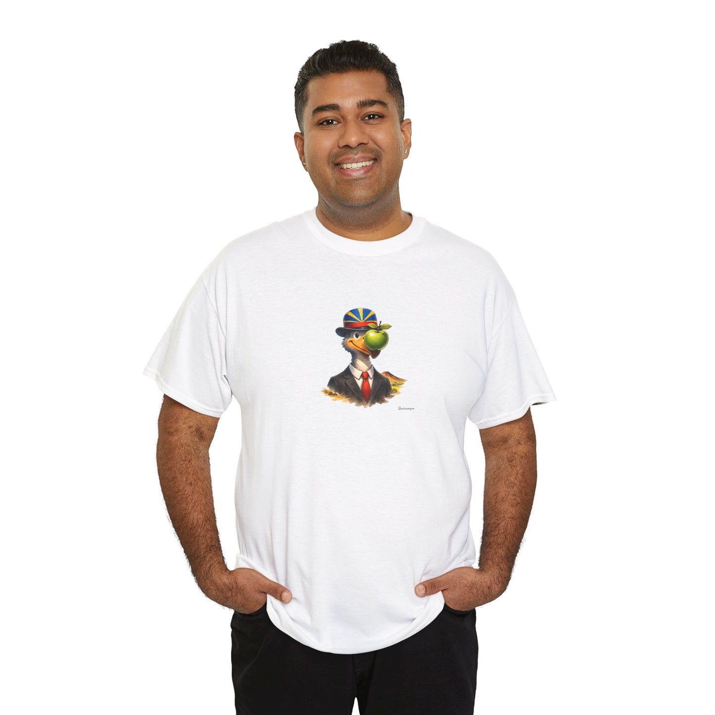 T-shirt Quocumque "The Son of Dodo " Île de La Réunion", Confort Coton, Sobre, Elégant, Souvenir Unique, Cadeau, Unisexe, Esprit Voyageur