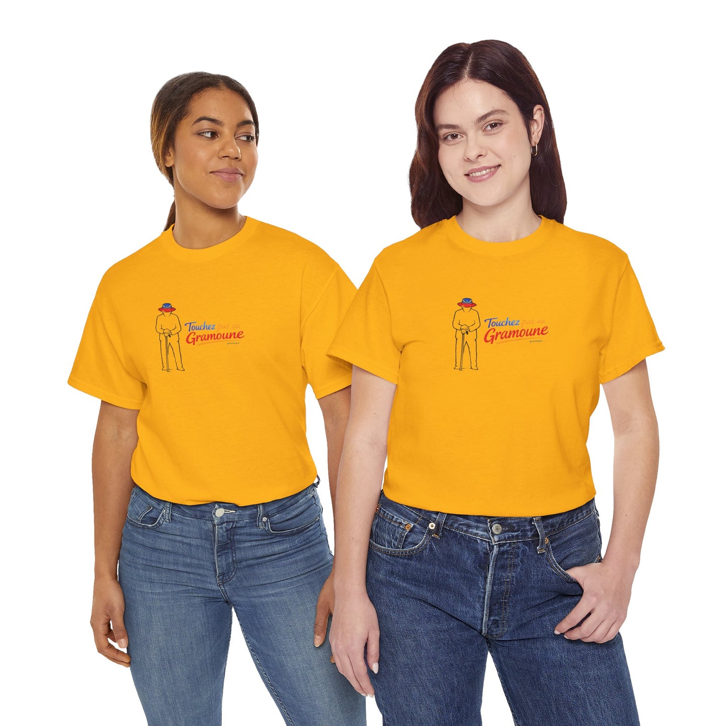 T-shirt "Gramoune", Île de La Réunion, Confort Coton, Sobre, Elégant, Souvenir Unique, Cadeau, Unisexe, Esprit Voyageur