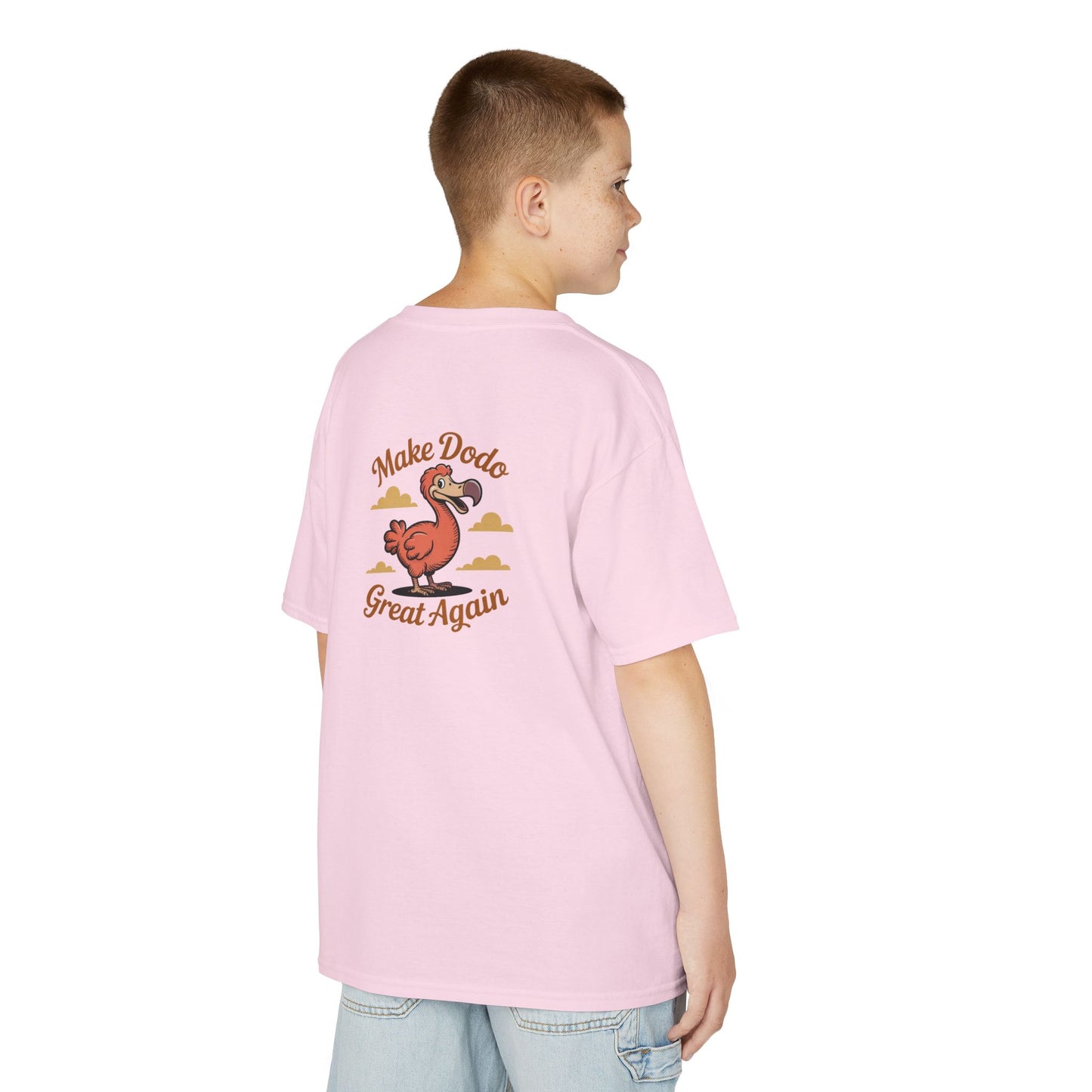 T-shirt "Make Dodo Great Again", Île de La Réunion, Douceur Coton, Pour les enfants de 5-6 ans( Taille XS), Pour les 7-8 ans( taille S), Pour les 9-10 ans( taille M), Pour les 11-12 ans( taille L), Pour les 13-14 ans( taille XLS)