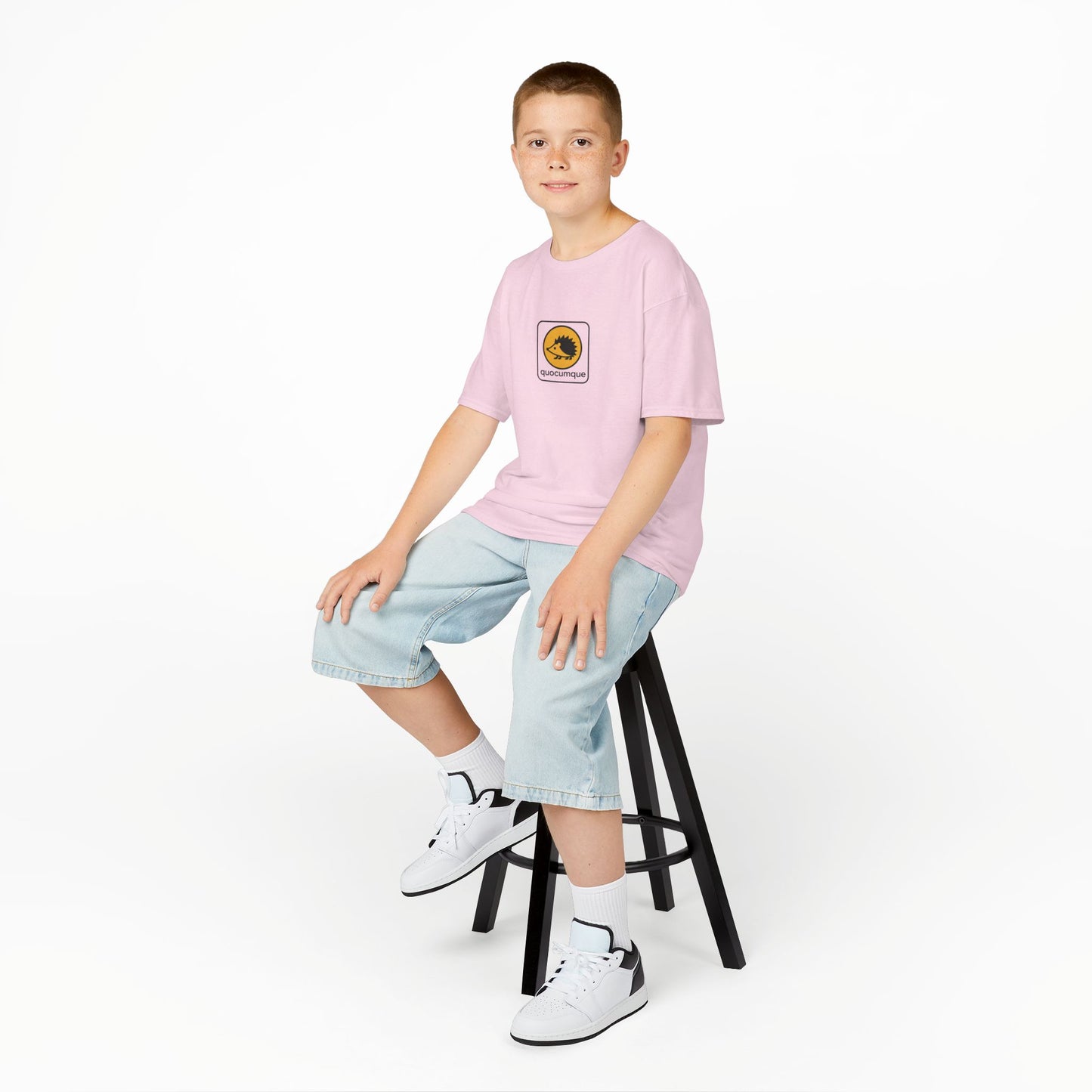 T-shirt Quocumque, "Tangue", Animal Mascotte, Douceur Coton, Pour les enfants de 5-6 ans( Taille XS), Pour les 7-8 ans( taille S), Pour les 9-10 ans( taille M), Pour les 11-12 ans( taille L), Pour les 13-14 ans( taille XL)