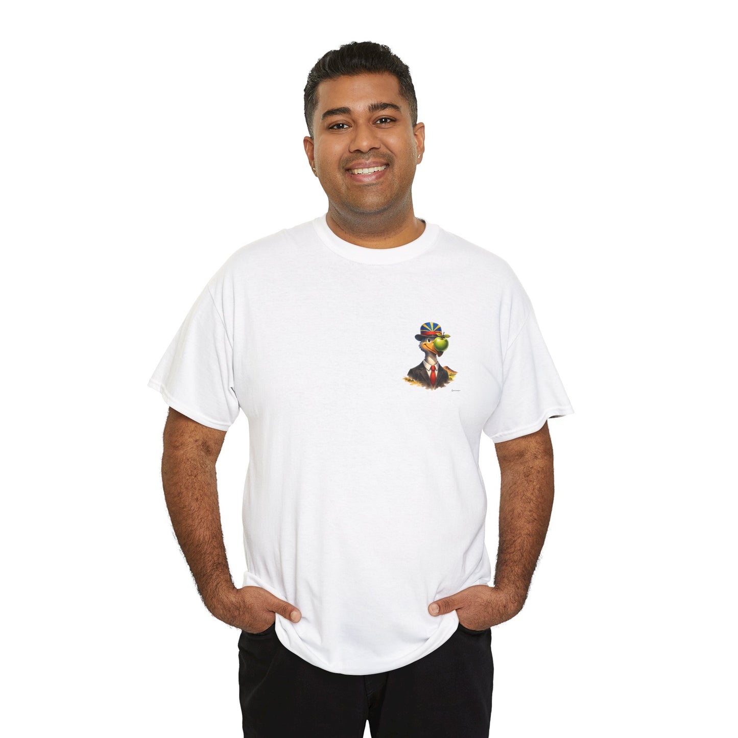T-shirt Quocumque "The Son of Dodo ", Discret, Île de La Réunion", Confort Coton, Sobre, Elégant, Souvenir Unique, Cadeau, Unisexe, Esprit Voyageur