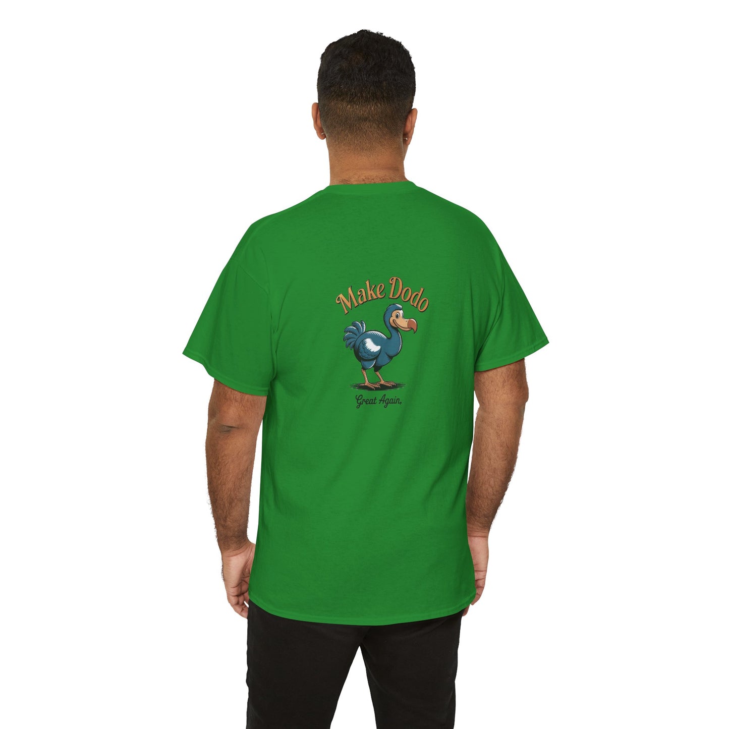 T-Shirt "Make Dodo Great Again", Exotisme, Destination Île de La Réunion, Confort Coton, Sobre, Elégant, Souvenir Unique, Cadeau, Unisexe, Esprit Voyageur