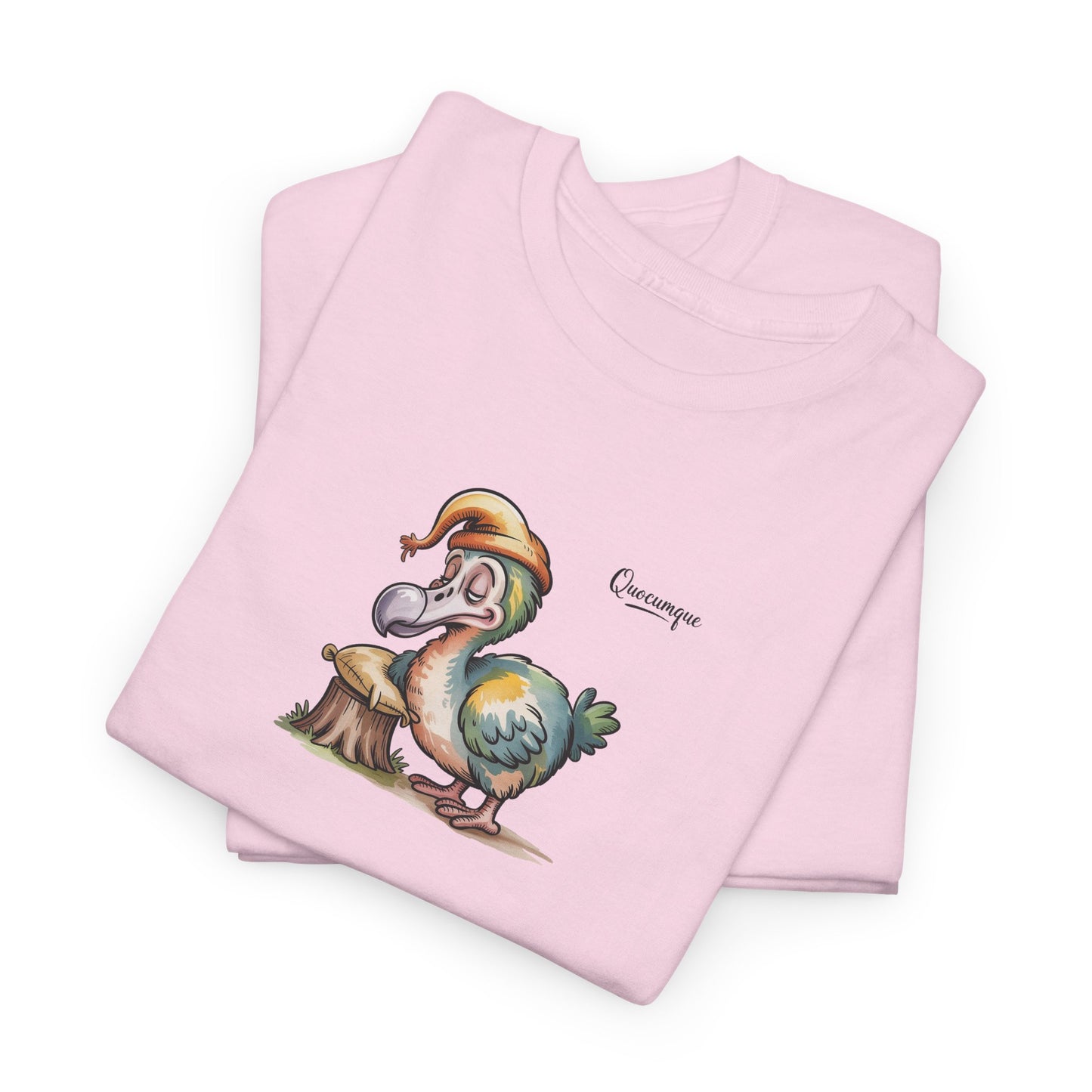 T-shirt " Dodo Ti-Lamp Ti Lamp ", Île de La Réunion, Confort Coton, Elégant, Souvenir Unique, Cadeau, Unisexe, Esprit Voyageur, Créole, Bourbon
