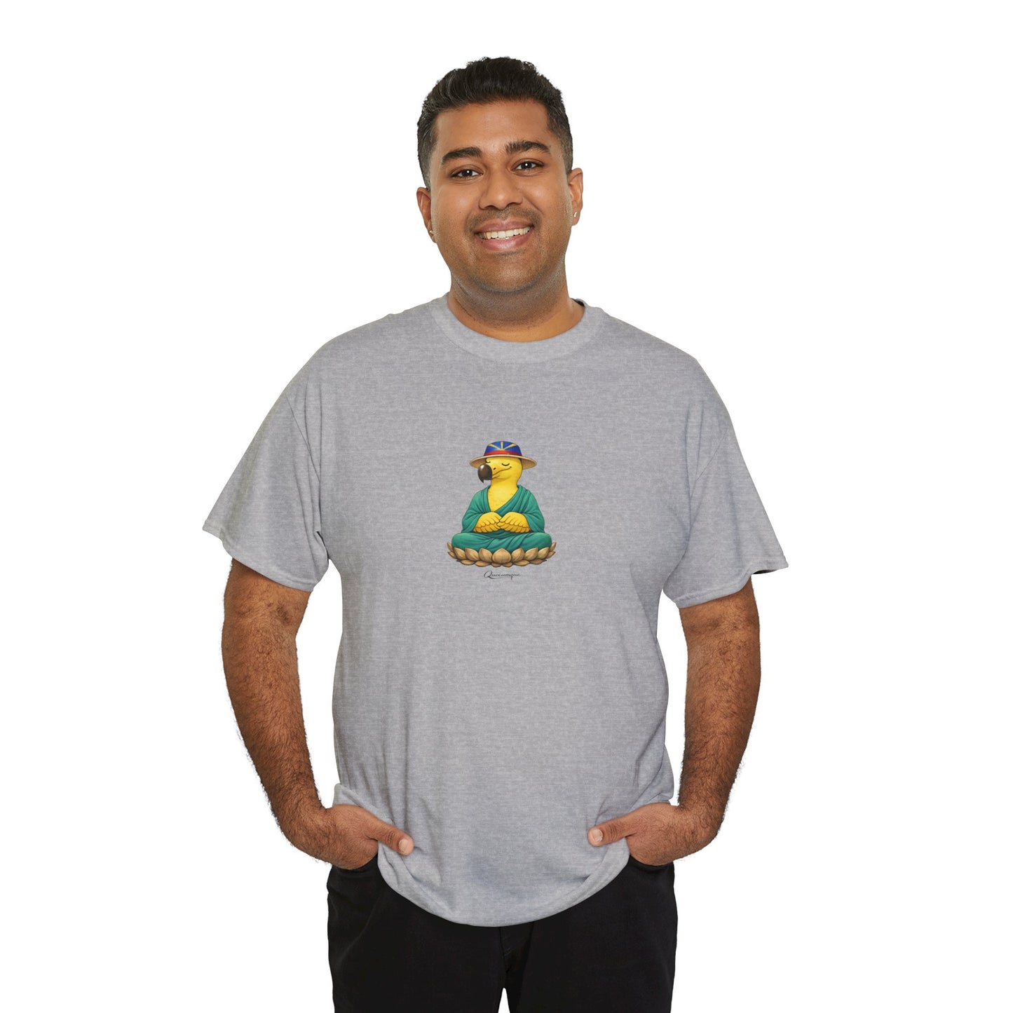 T-shirt "Dodo Zen", Confort Coton, Sobre, Elégant, Souvenir Unique, Cadeau, Unisexe, Esprit Voyageur, Adulte