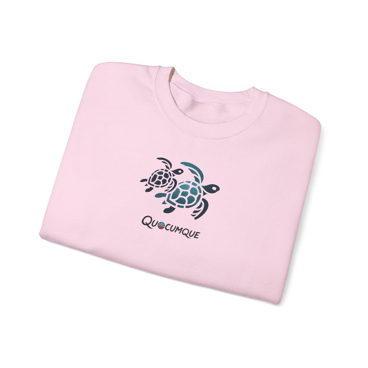 Sweat Quocumque "Tortue Marine", Exotique, Destination Île De La Réunion, Adulte, Homme, Femme, Sportive, Sportif, Décontracté, Drapeau Régional