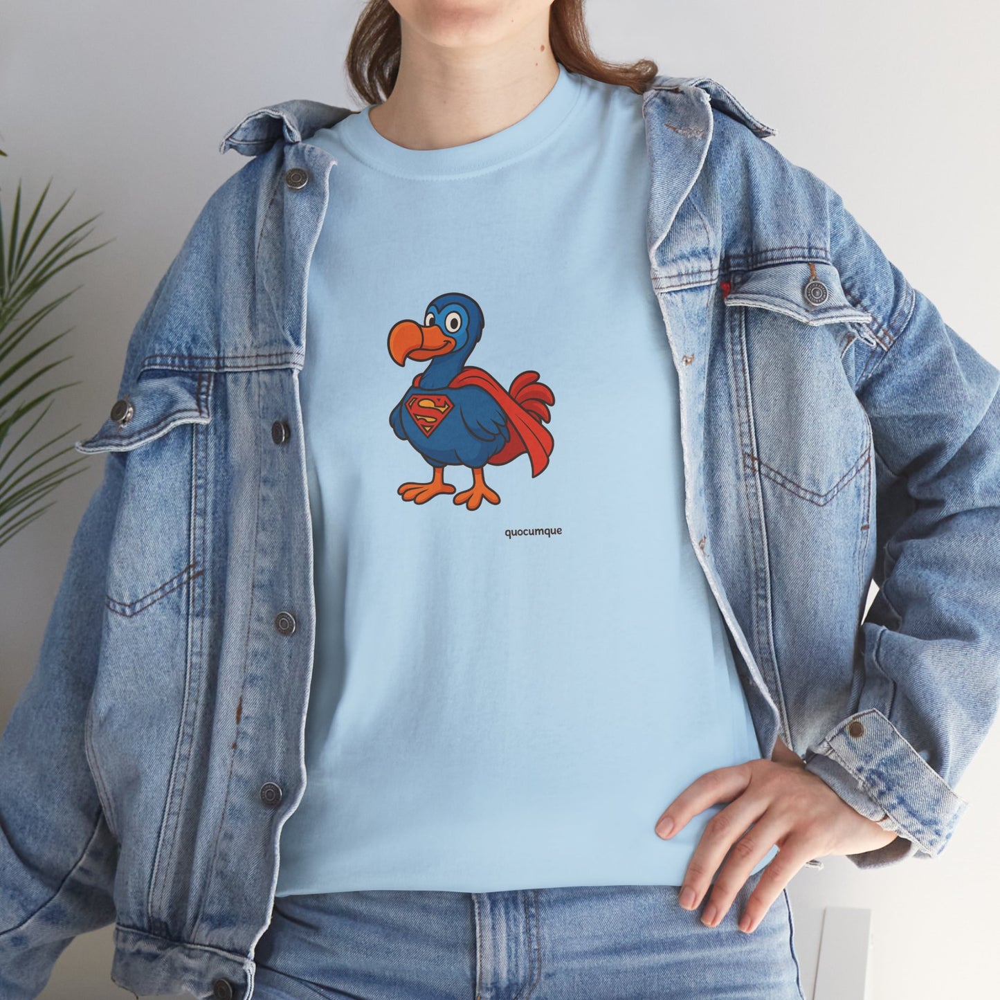 T-shirt Quocumque, " Super Dodo ", Confort, Souvenir Unique, Cadeau, Unisexe, Délicatesse, Homme, Femme, Adulte, Sportif, Liberté, Détente