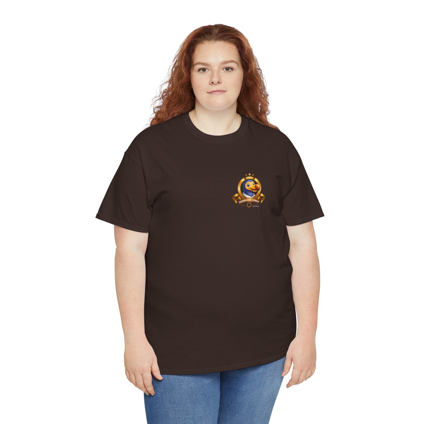 T-shirt Quocumque, " Dodo Cinéma", Discret, Île de La Réunion, Confort Coton, Elégant, Souvenir Unique, Cadeau, Unisexe, Esprit Voyageur, Créole, Bourbon