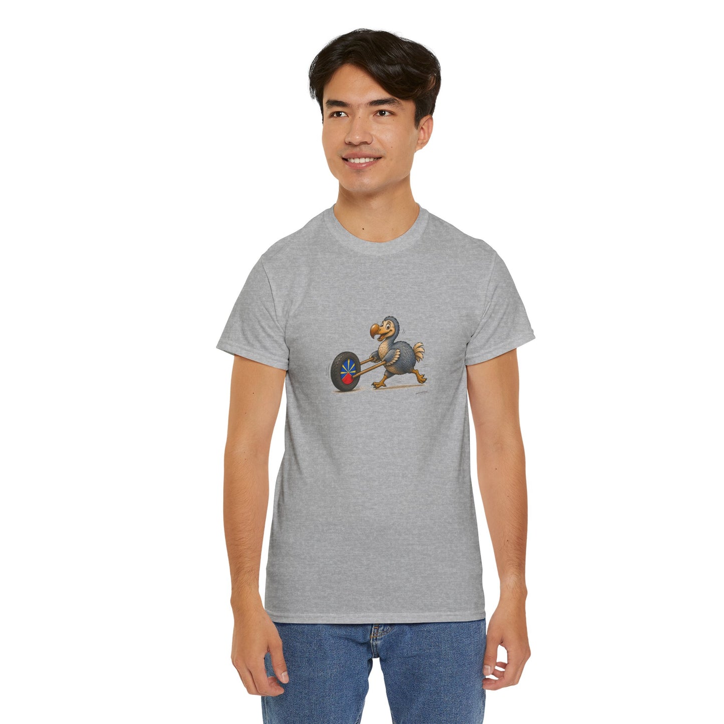 T-shirt Quocumque, "La Roue", Île de La Réunion, Confort Coton, Elégant, Souvenir Unique, Cadeau, Unisexe, Esprit Voyageur, Créole, Bourbon