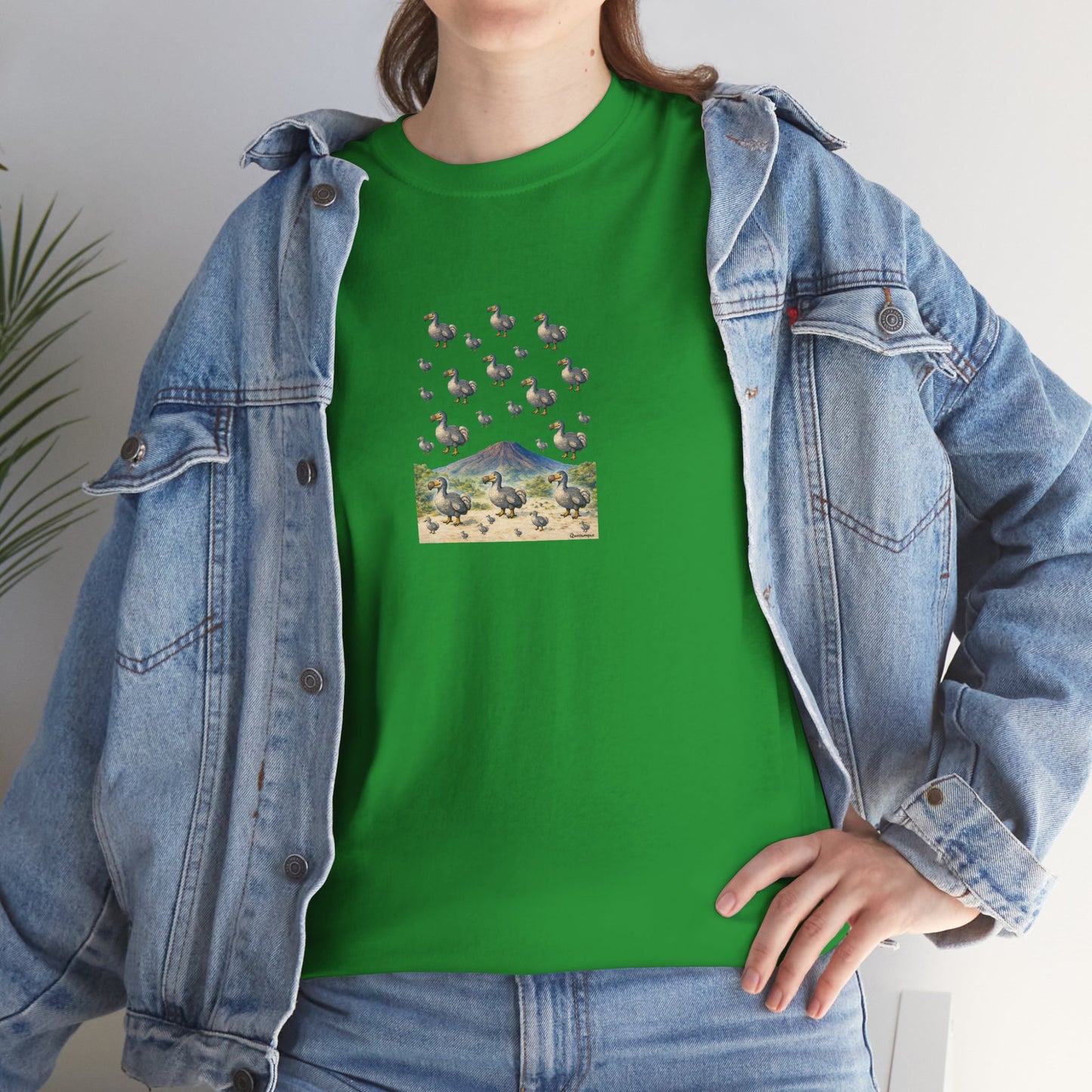T-shirt "Groupe Dodo ", Île de La Réunion", Confort Coton, Sobre, Elégant, Souvenir Unique, Cadeau, Unisexe, Esprit Voyageur