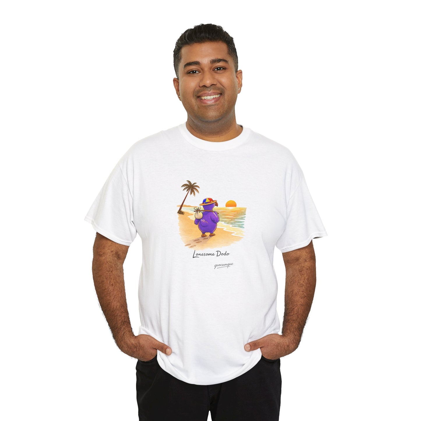 Copy of T-shirt "Lonesome Dodo", Confort Coton, Sobre, Elégant, Souvenir Unique, Cadeau, Unisexe, Esprit Voyageur, Adulte