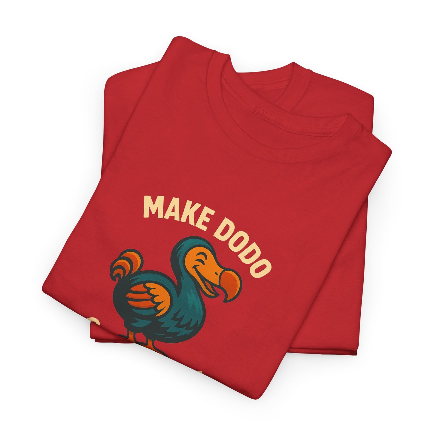T-Shirt "Make Dodo Great Again", Exotisme, Destination Île de La Réunion, Confort Coton, Sobre, Elégant, Souvenir Unique, Cadeau, Unisexe, Esprit Voyageur