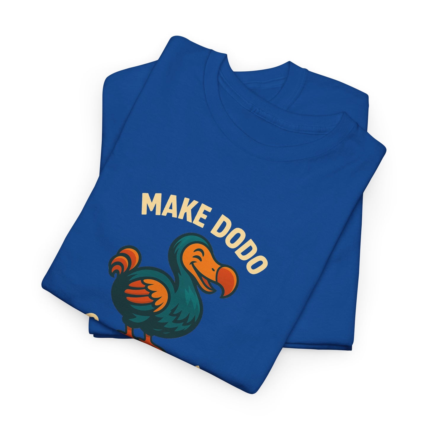 T-Shirt "Make Dodo Great Again", Exotisme, Destination Île de La Réunion, Confort Coton, Sobre, Elégant, Souvenir Unique, Cadeau, Unisexe, Esprit Voyageur