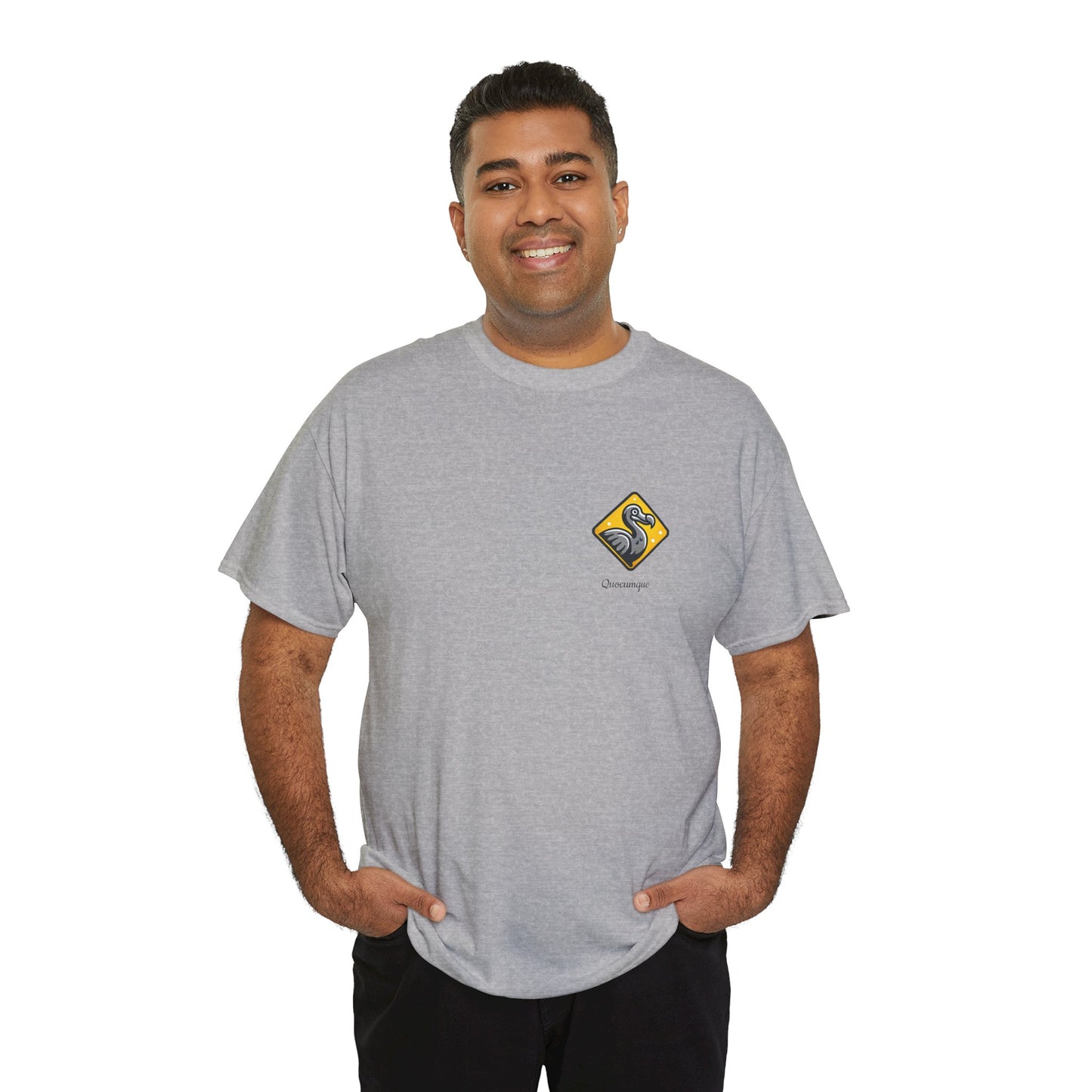 T-shirt Quocumque, "Dodo", Île de La Réunion, Confort Coton, Elégant, Souvenir Unique, Cadeau, Unisexe, Esprit Voyageur, Créole, Bourbon