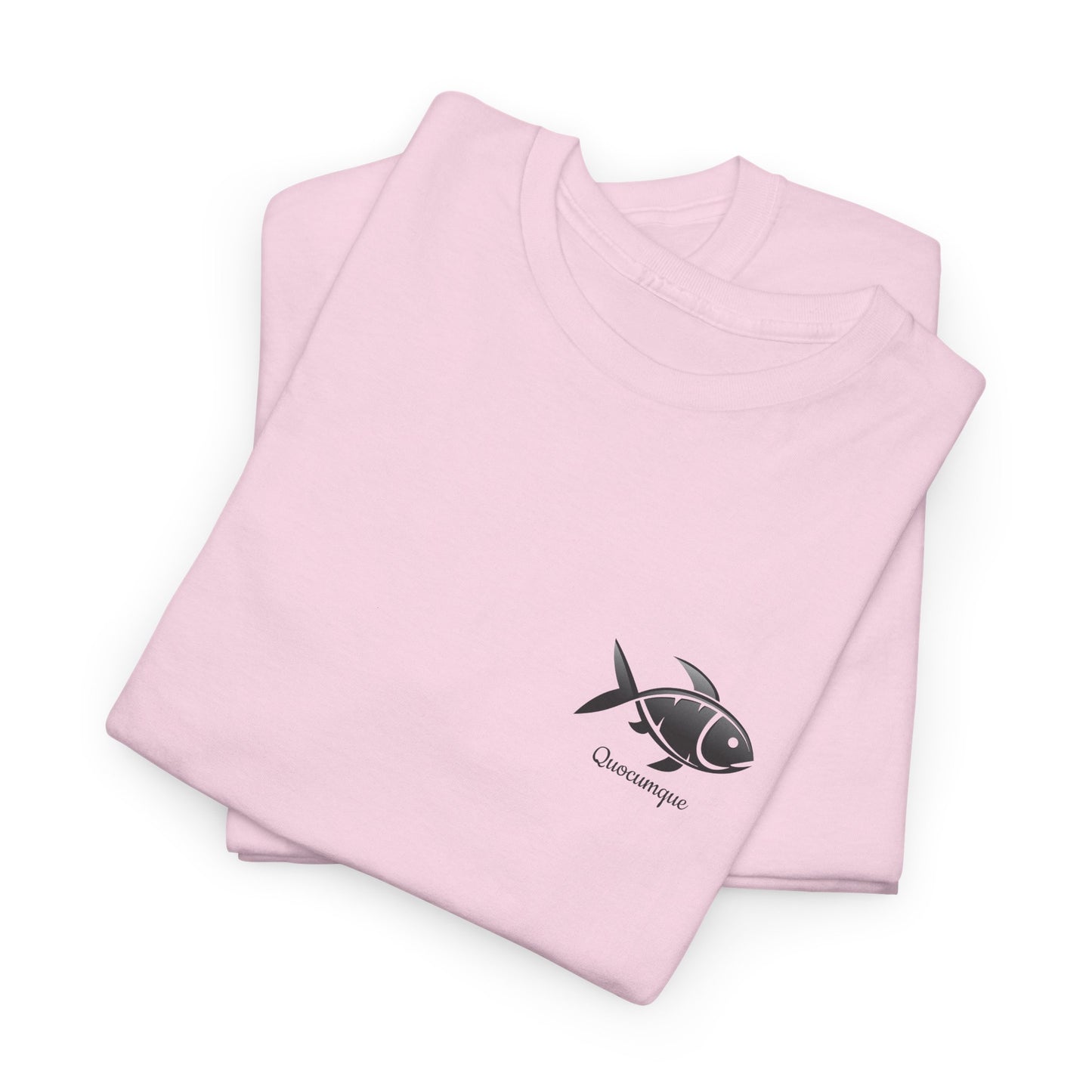 T-shirt Quocumque, "Collection Poisson", Île de La Réunion, Poissons, Confort Coton, Elégant, Souvenir Unique, Cadeau, Unisexe, Esprit Voyageur, Créole, Bourbon