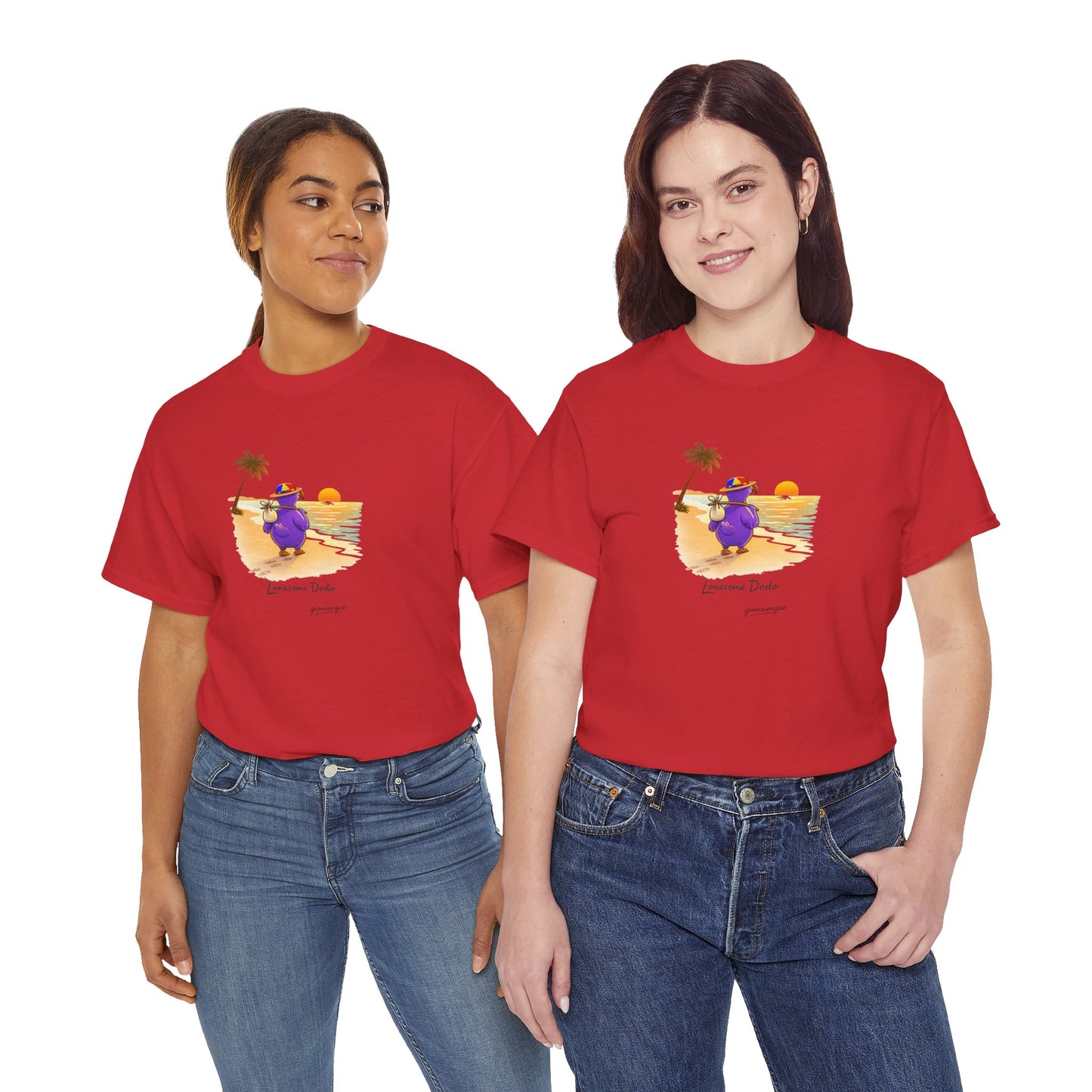 Copy of T-shirt "Lonesome Dodo", Confort Coton, Sobre, Elégant, Souvenir Unique, Cadeau, Unisexe, Esprit Voyageur, Adulte