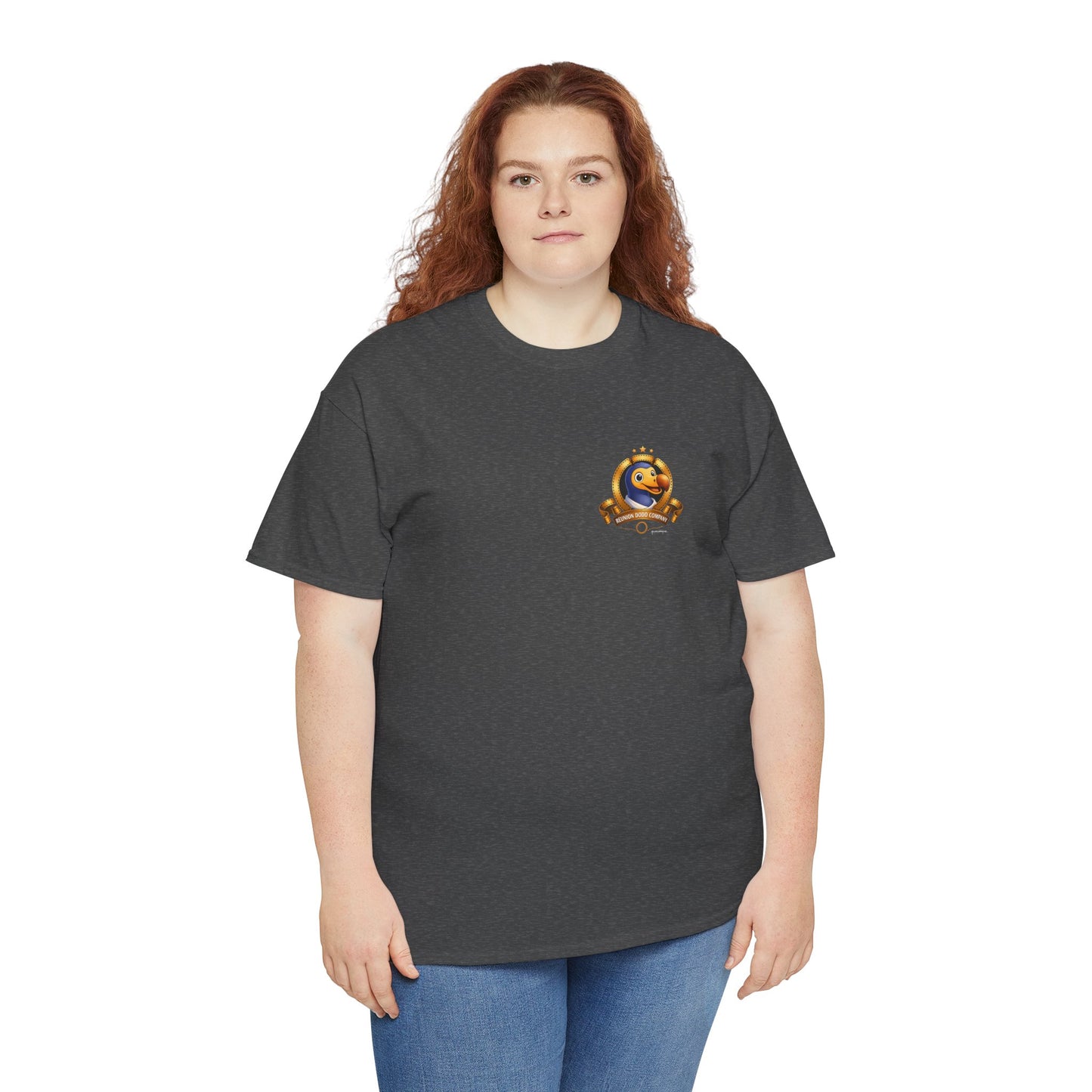 T-shirt Quocumque, " Dodo Cinéma", Discret, Île de La Réunion, Confort Coton, Elégant, Souvenir Unique, Cadeau, Unisexe, Esprit Voyageur, Créole, Bourbon