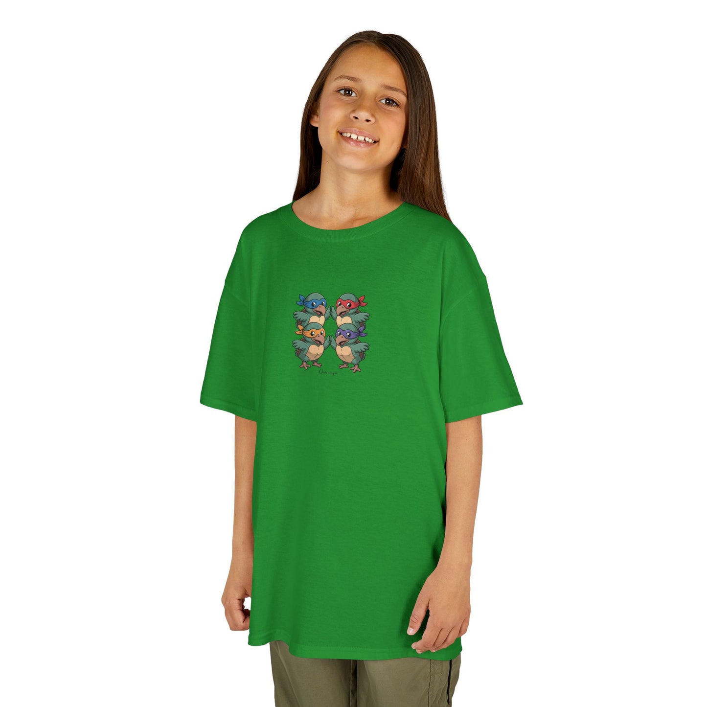 T-shirt " Dodos Ninjas ", Pour Marmailles, Douceur Coton, Pour les enfants de 5-6 ans( Taille XS), Pour les 7-8 ans( taille S), Pour les 9-10 ans( taille M), Pour les 11-12 ans( taille L), Pour...