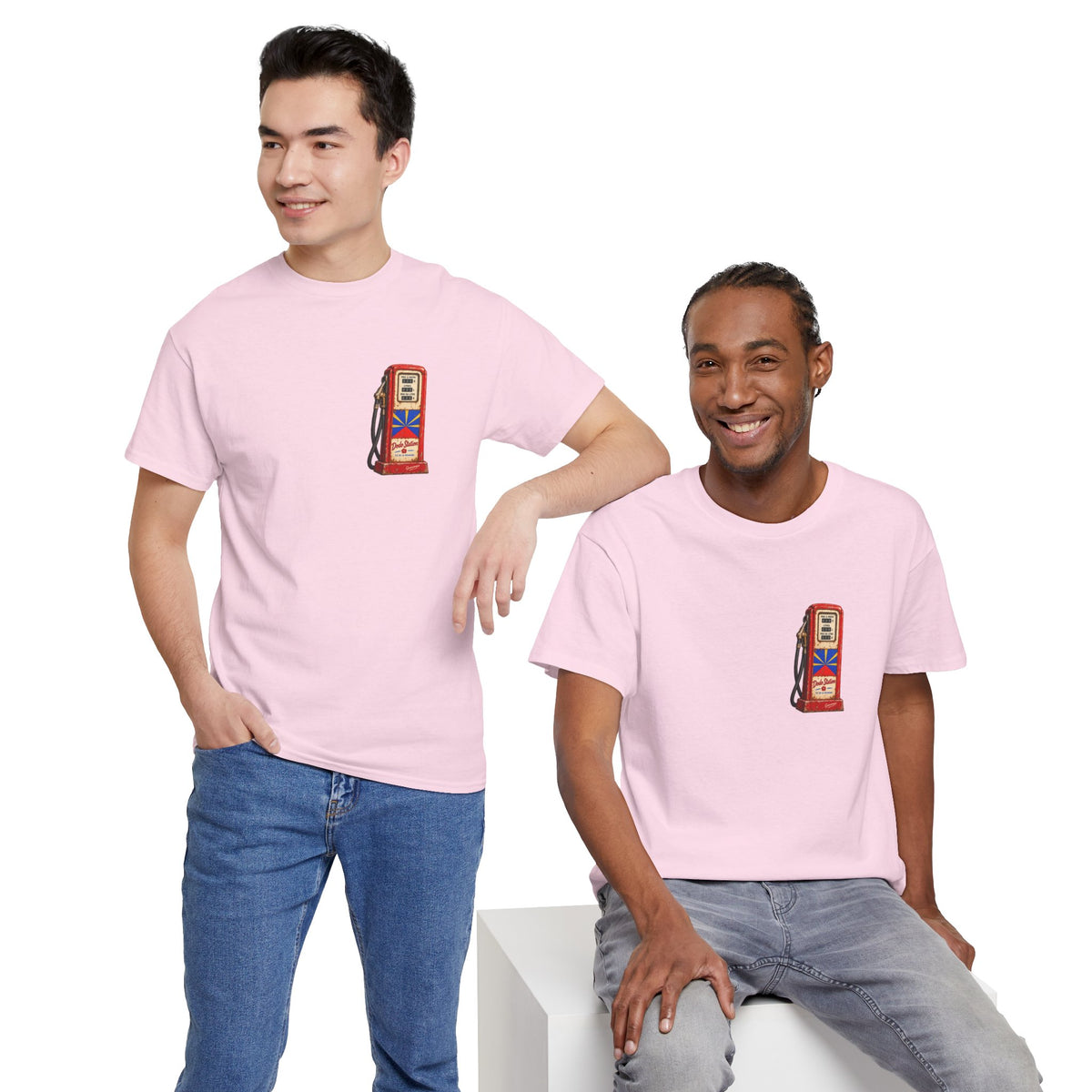 T-shirt Quocumque, "Station Essence", Discret, Île de La Réunion, Confort Coton, Elégant, Souvenir Unique, Cadeau, Unisexe, Esprit Voyageur, Créole, Bourbon