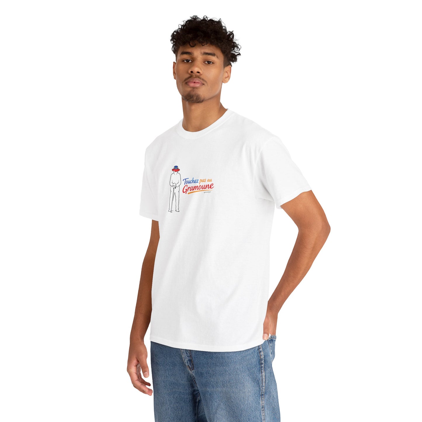 T-shirt "Gramoune", Île de La Réunion, Confort Coton, Sobre, Elégant, Souvenir Unique, Cadeau, Unisexe, Esprit Voyageur