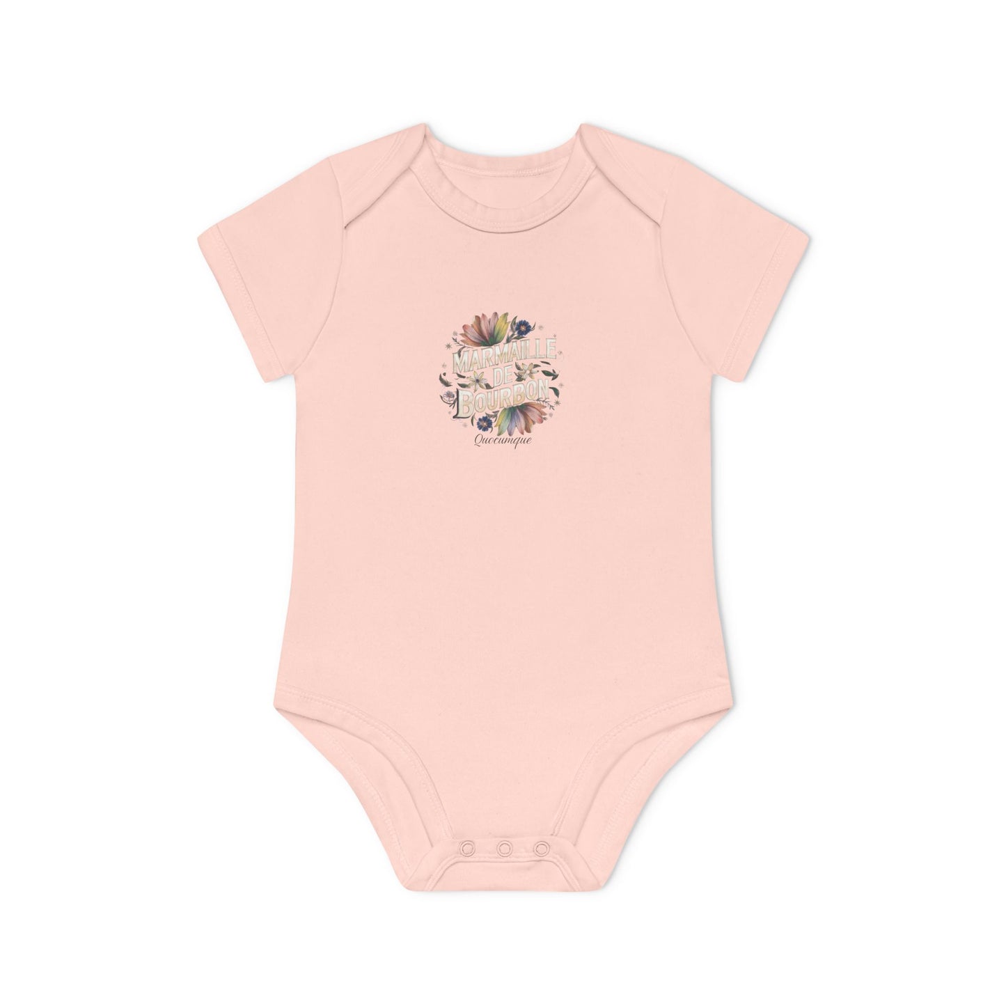 Body Bébé "Marmaille de Bourbon", Île de La Réunion, Douceur Coton, Cadeau Naissance,  Confort Coton Bio, Style Unique, Cadeau Parfait