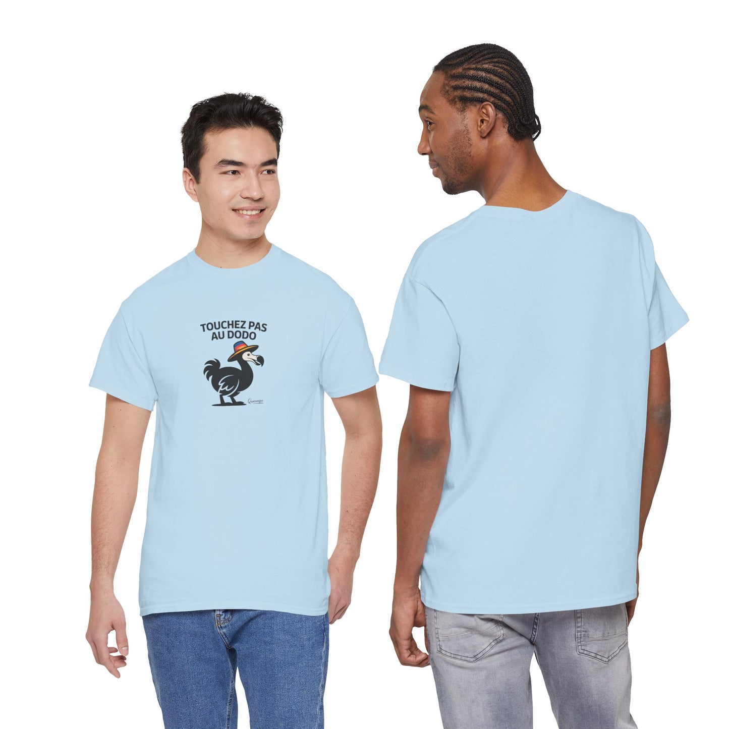 T-shirt Quocumque, " Touchez pas au Dodo ", Confort, Souvenir Unique, Cadeau, Unisexe, Délicatesse, Homme, Femme, Adulte, Sportif, Liberté, Détente
