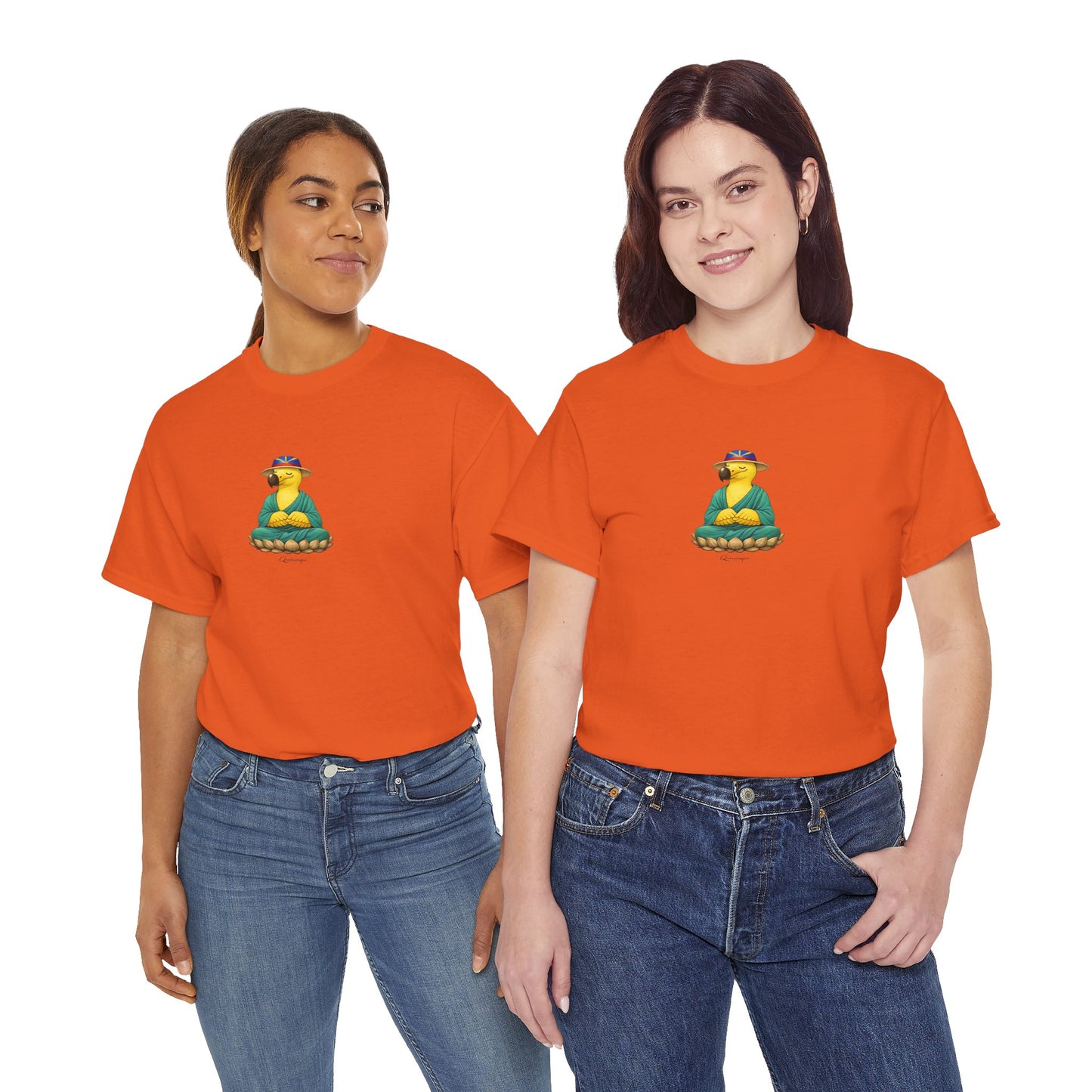T-shirt "Dodo Zen", Confort Coton, Sobre, Elégant, Souvenir Unique, Cadeau, Unisexe, Esprit Voyageur, Adulte