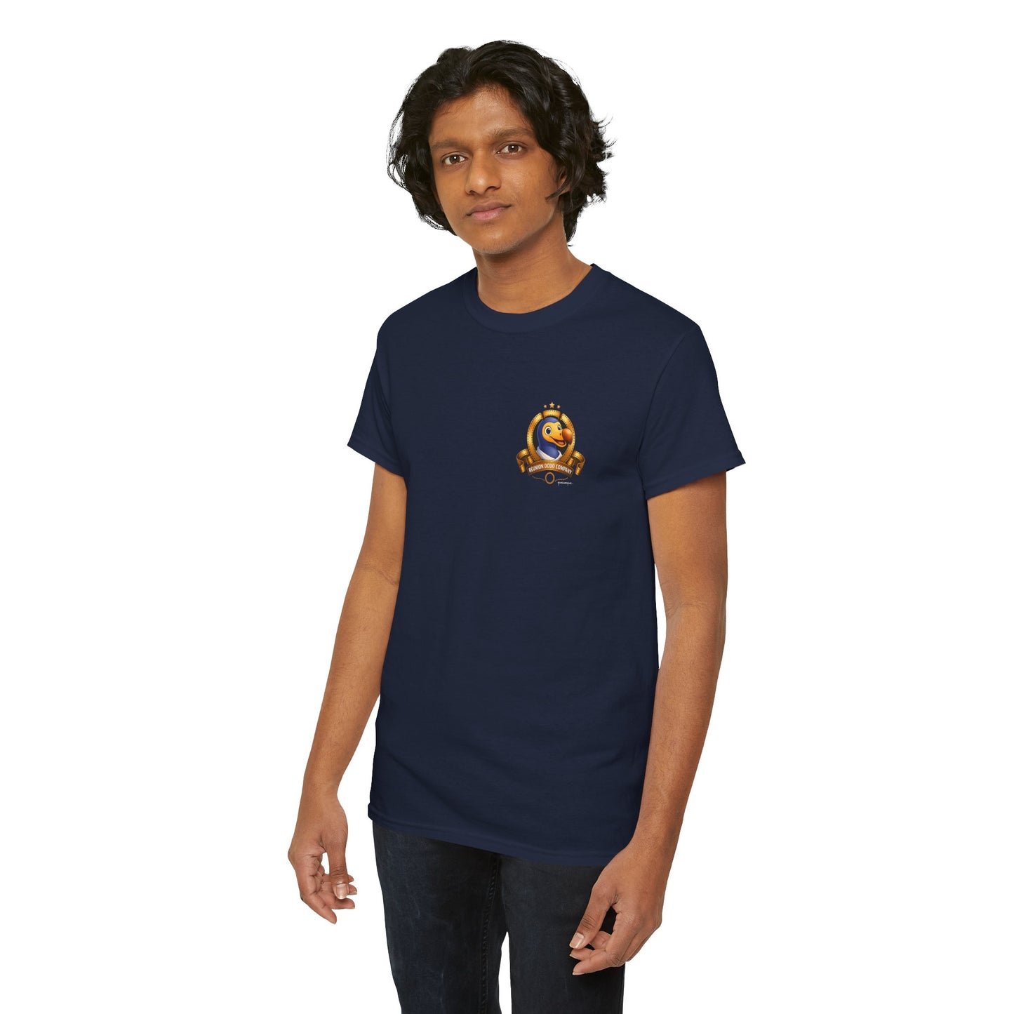 T-shirt Quocumque, " Dodo Cinéma", Discret, Île de La Réunion, Confort Coton, Elégant, Souvenir Unique, Cadeau, Unisexe, Esprit Voyageur, Créole, Bourbon