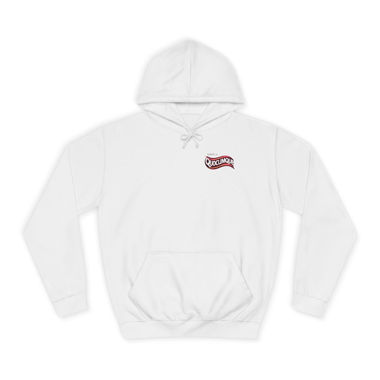 Sweat à Capuche pour Adulte QUOCUMQUE,  Hoodie, Unisexe, élégance, sobriété, La Marque du Défi, Homme, Femme