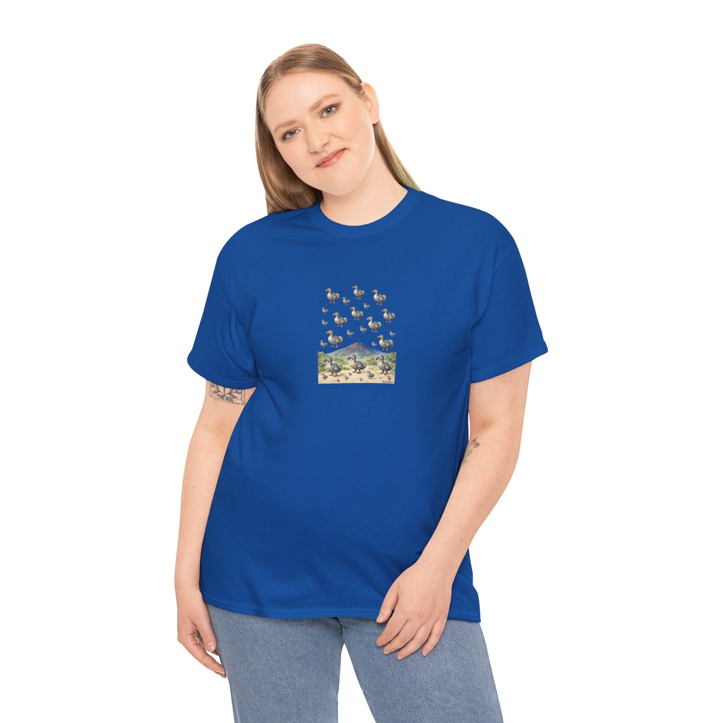 T-shirt "Groupe Dodo ", Île de La Réunion", Confort Coton, Sobre, Elégant, Souvenir Unique, Cadeau, Unisexe, Esprit Voyageur
